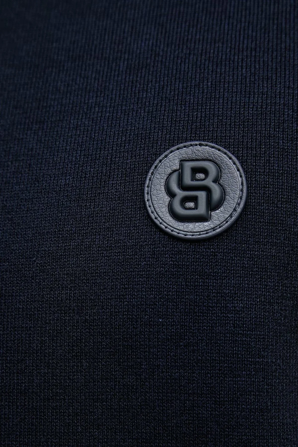 Boss Logolu % 100 Pamuk Regular Fit Bisiklet Yaka Erkek Kazak 50543136 404 LACİVERT - 5