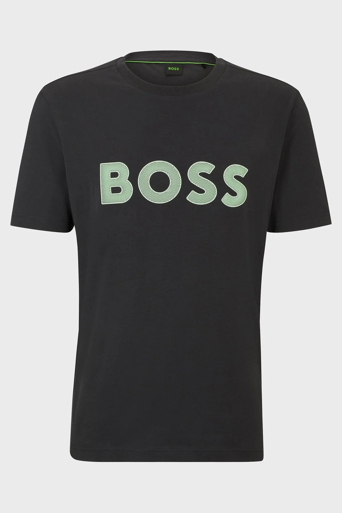 Boss Logolu % 100 Pamuk Regular Fit Bisiklet Yaka Erkek T Shirt 50512866 016 ANTRASİT - 5