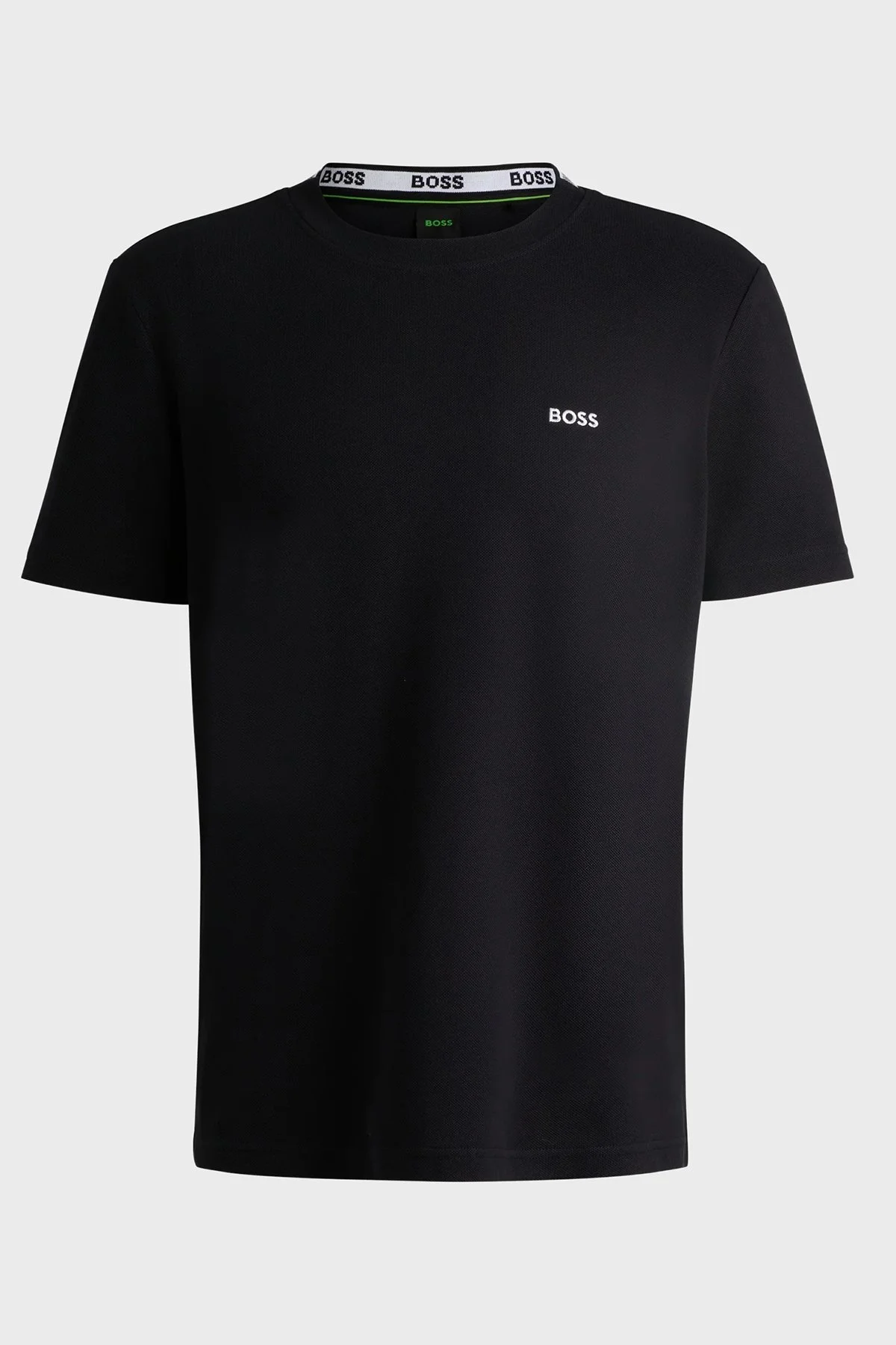 Boss Logolu % 100 Pamuk Regular Fit Bisiklet Yaka Erkek T Shirt 50529941 001 SİYAH - 4