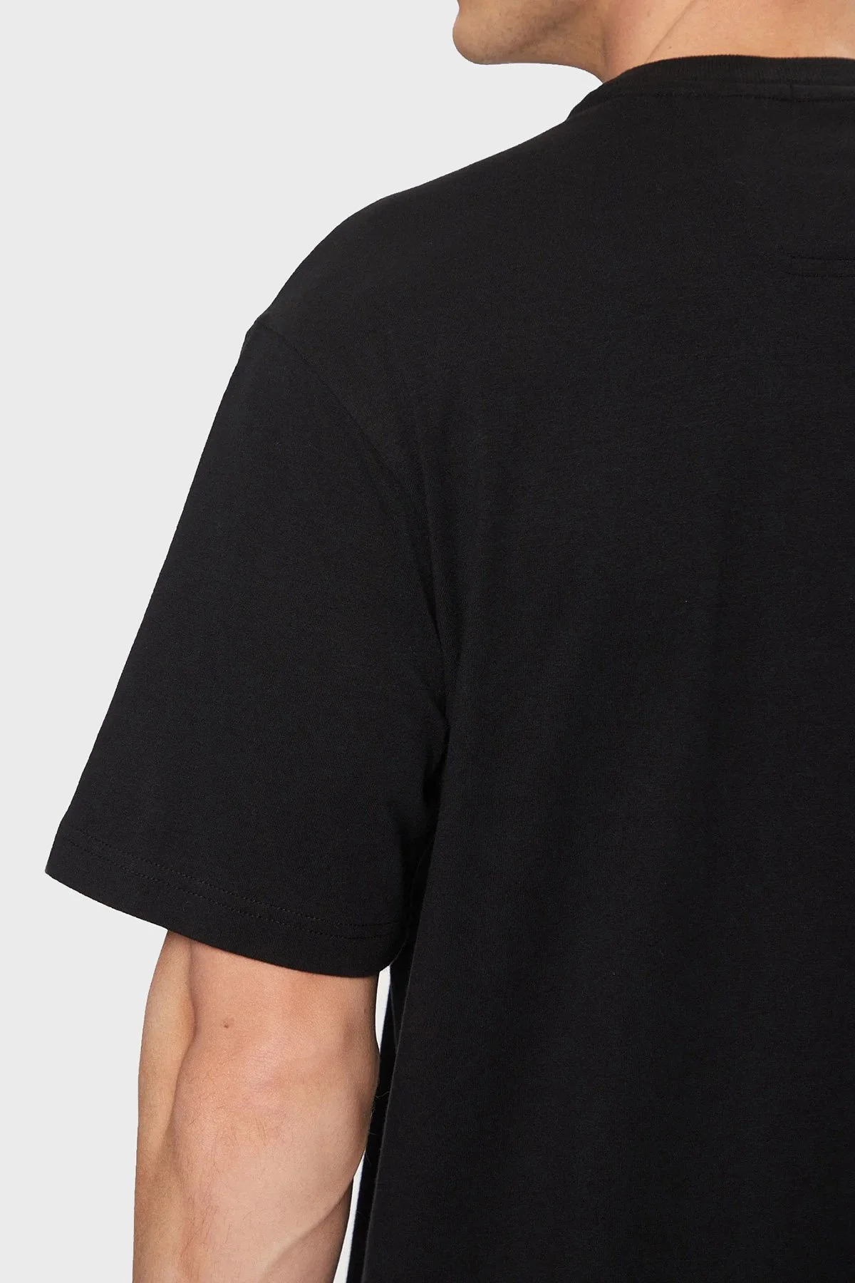Boss Logolu % 100 Pamuk Regular Fit Bisiklet Yaka Erkek T Shirt 50535409 001 SİYAH - 4