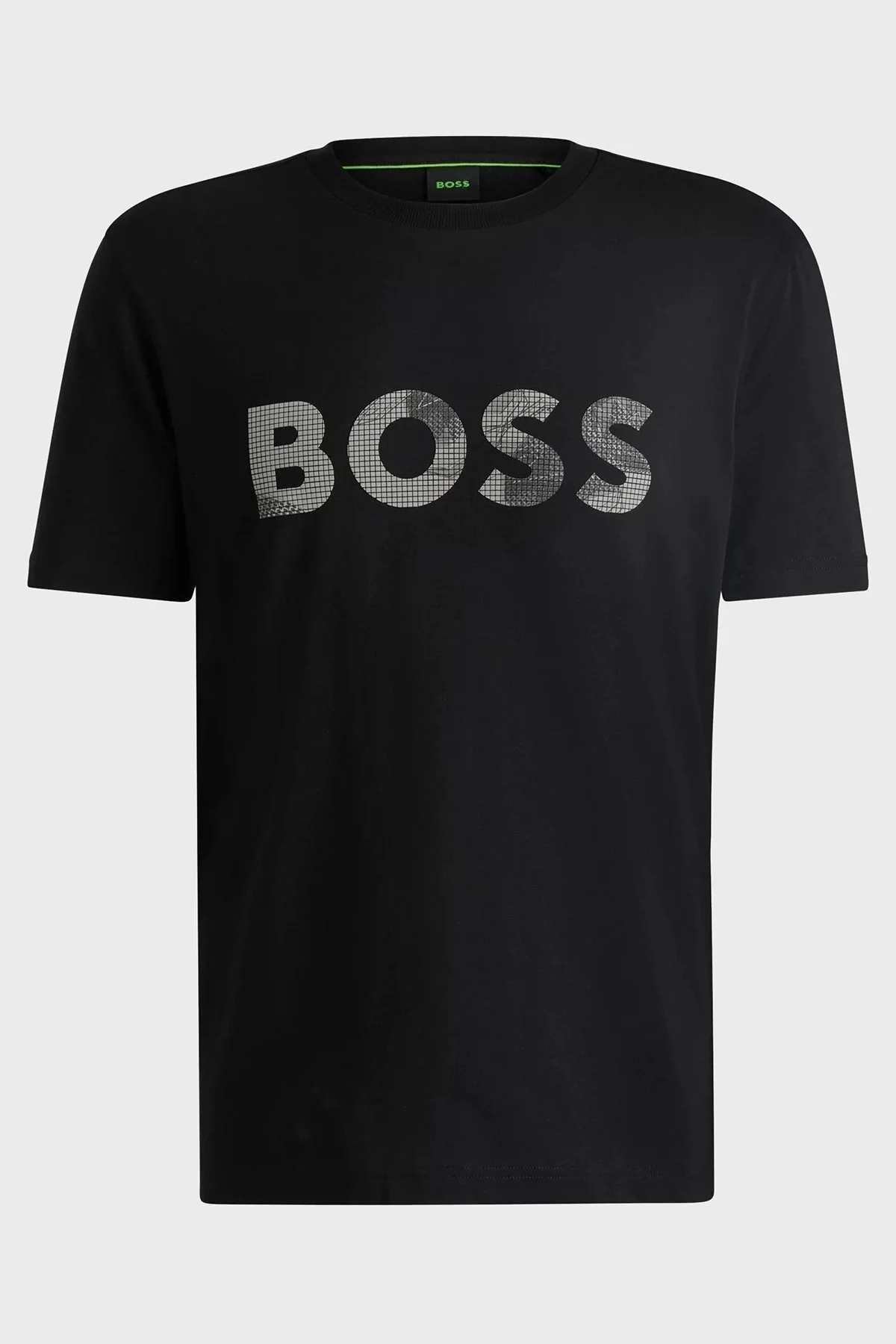 Boss Logolu % 100 Pamuk Regular Fit Bisiklet Yaka Erkek T Shirt 50537834 001 SİYAH - 10