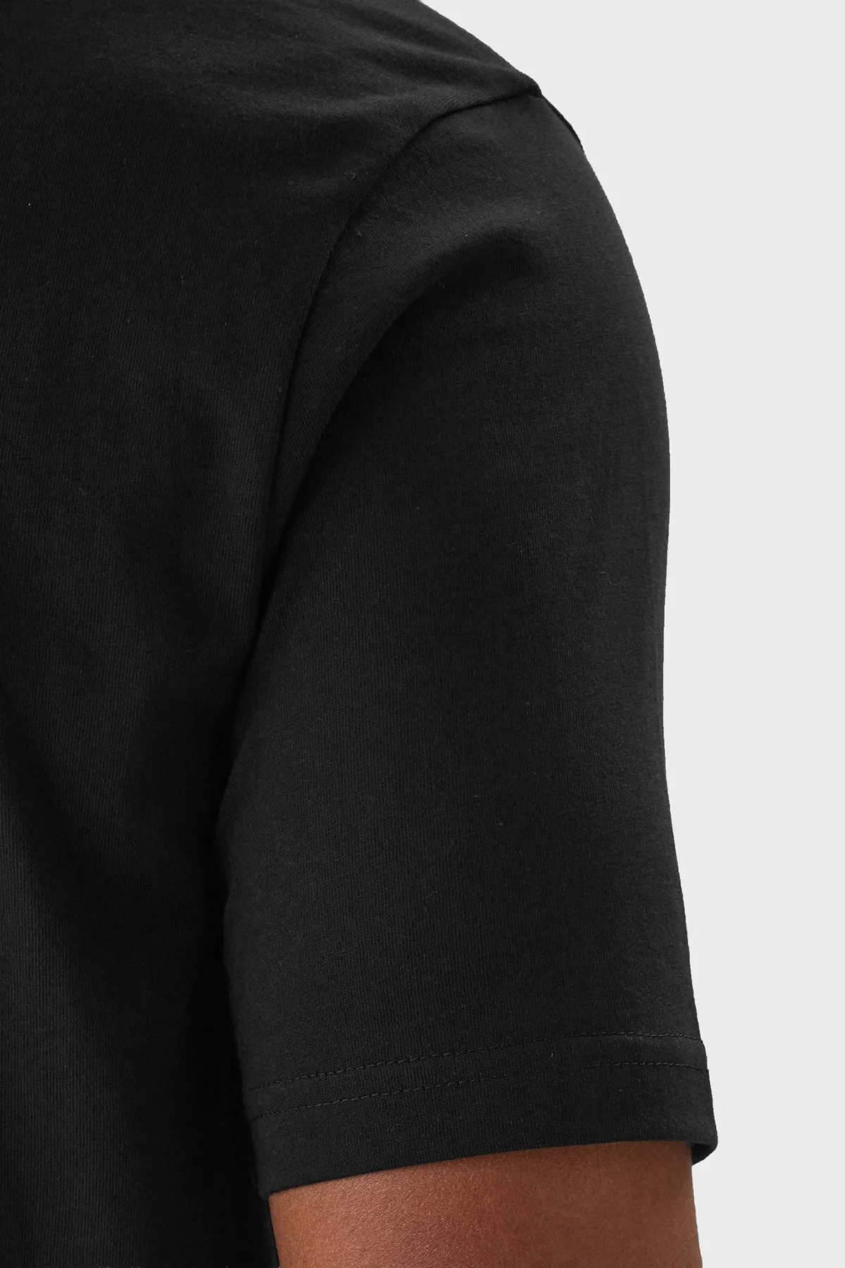 Boss Logolu % 100 Pamuk Regular Fit Bisiklet Yaka Erkek T Shirt 50553652 001 SİYAH - 5