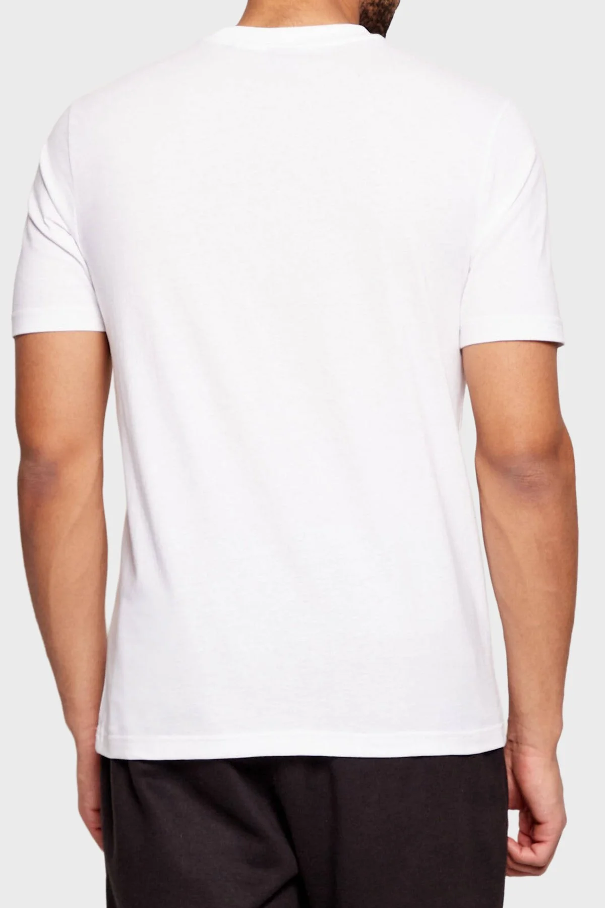 Boss Logolu % 100 Pamuk Regular Fit Bisiklet Yaka Erkek T Shirt 50553652 100 BEYAZ - 2