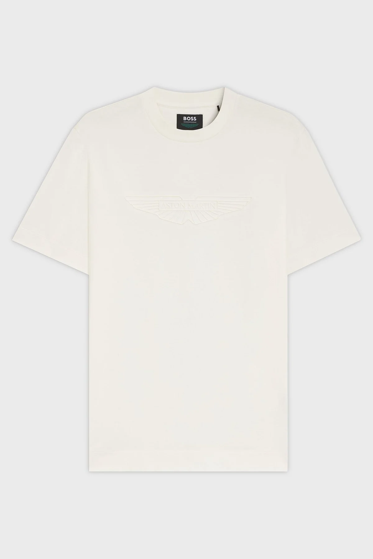 Boss Logolu % 100 Pamuk Regular Fit Bisiklet Yaka Erkek T Shirt 50555843 118 BEJ - 5