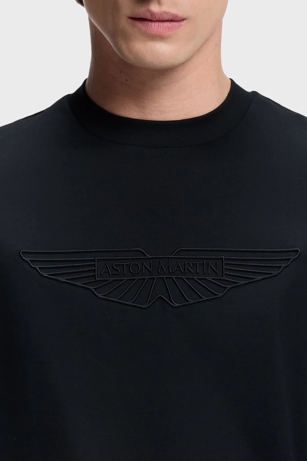 Boss Logolu % 100 Pamuk Regular Fit Bisiklet Yaka Erkek T Shirt 50555843 404 LACİVERT - 4