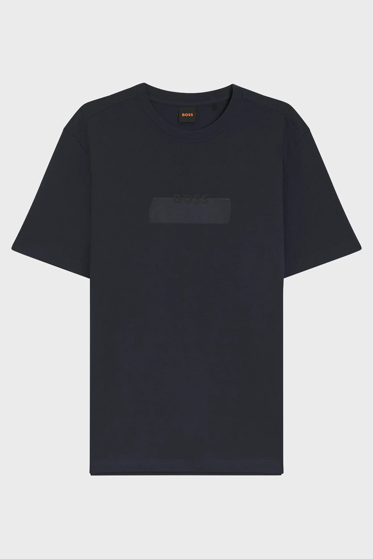 Boss Logolu % 100 Pamuk Regular Fit Bisiklet Yaka Erkek T Shirt 50566606 404 Lacivert - 5