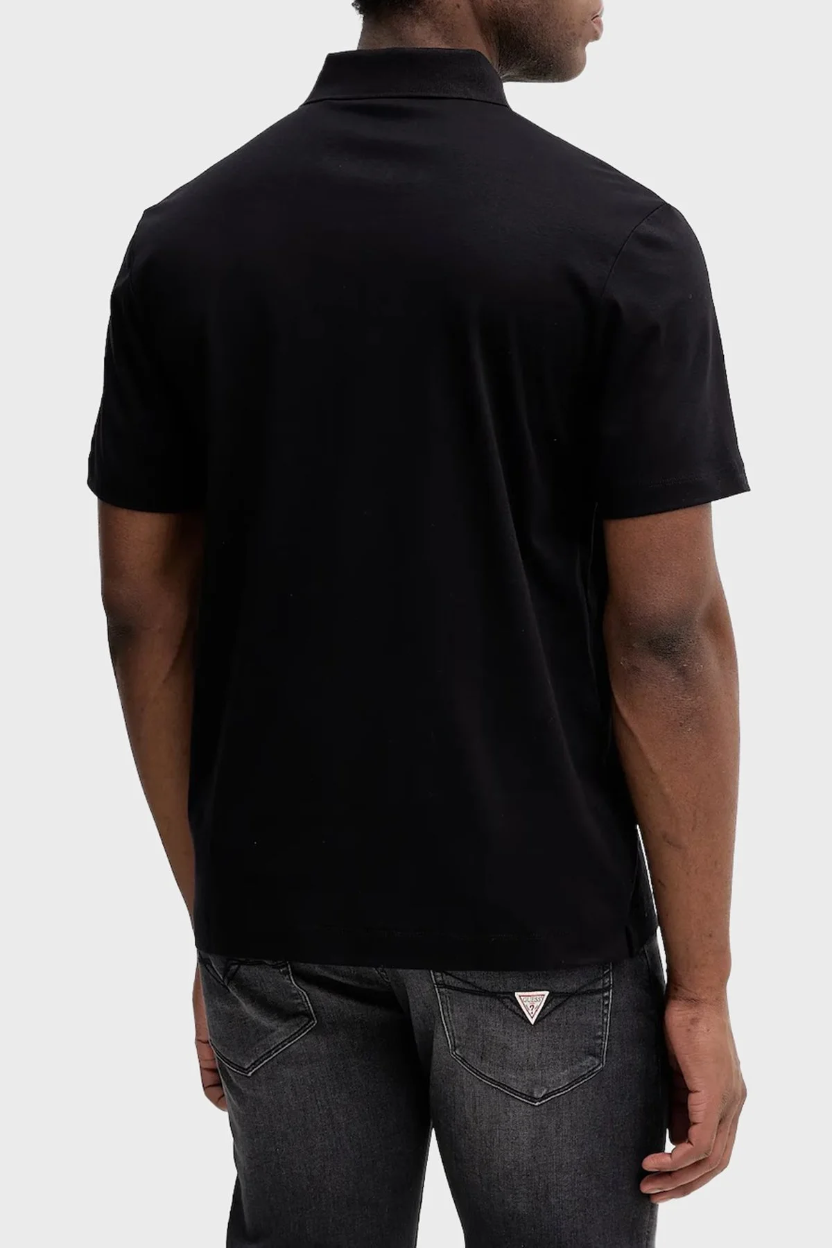 Boss Logolu % 100 Pamuk Regular Fit Düğmeli Erkek Polo 50555829 001 SİYAH - 3