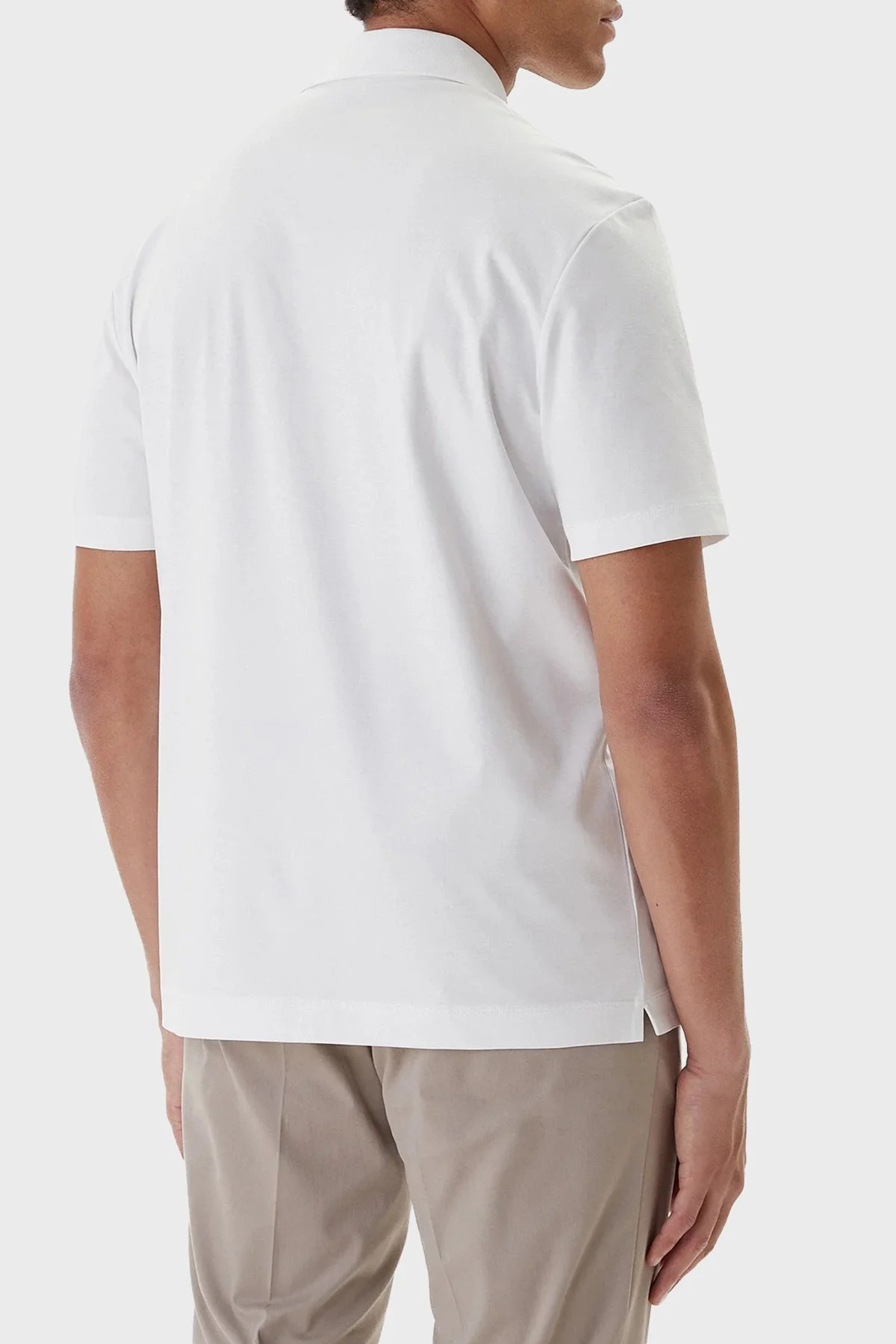 Boss Logolu % 100 Pamuk Regular Fit Düğmeli Erkek Polo 50555829 100 BEYAZ - 3