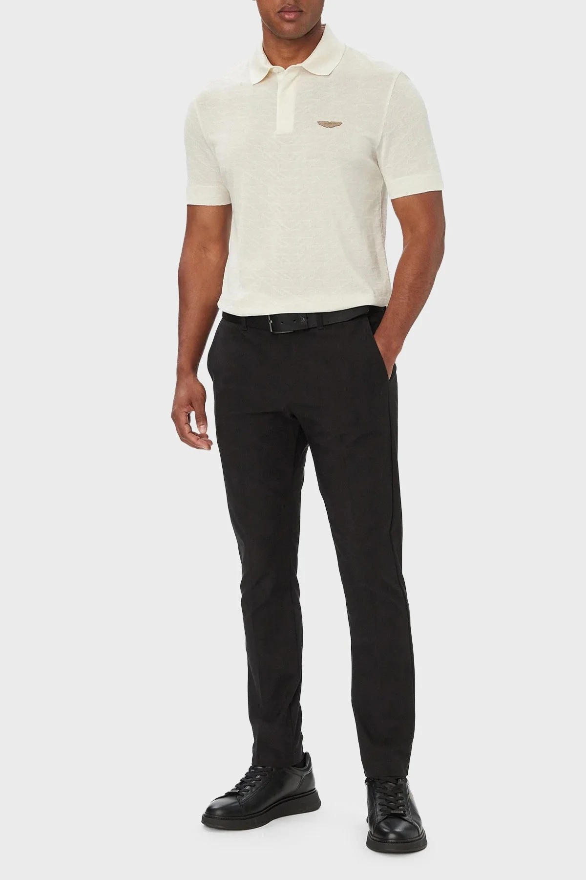 Boss Logolu % 100 Pamuk Regular Fit Düğmeli Erkek Polo 50565174 118 Bej - 2