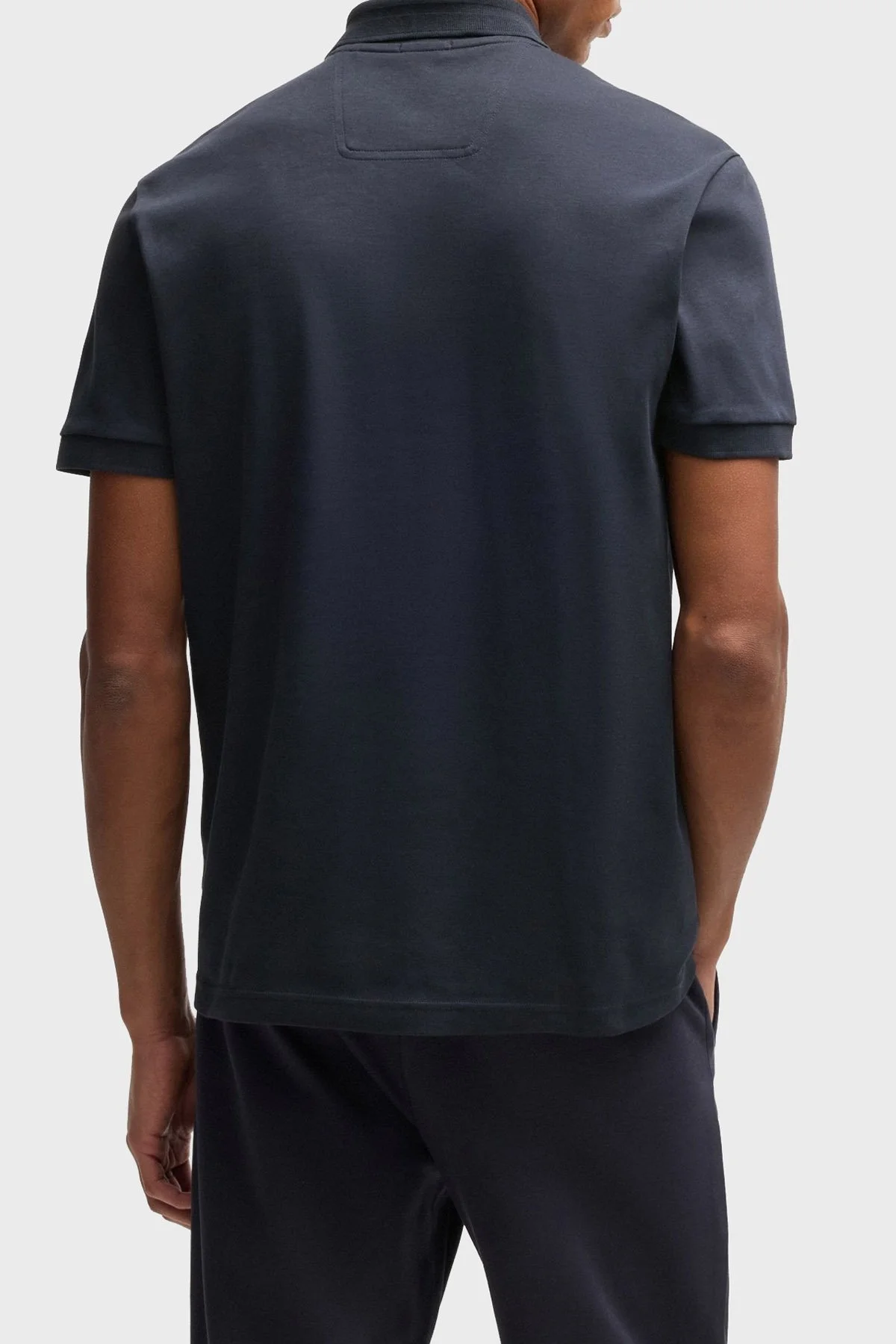 Boss Logolu % 100 Pamuk Regular Fit Düğmeli Erkek Polo Yaka T Shirt 50533273 402 LACİVERT - 3