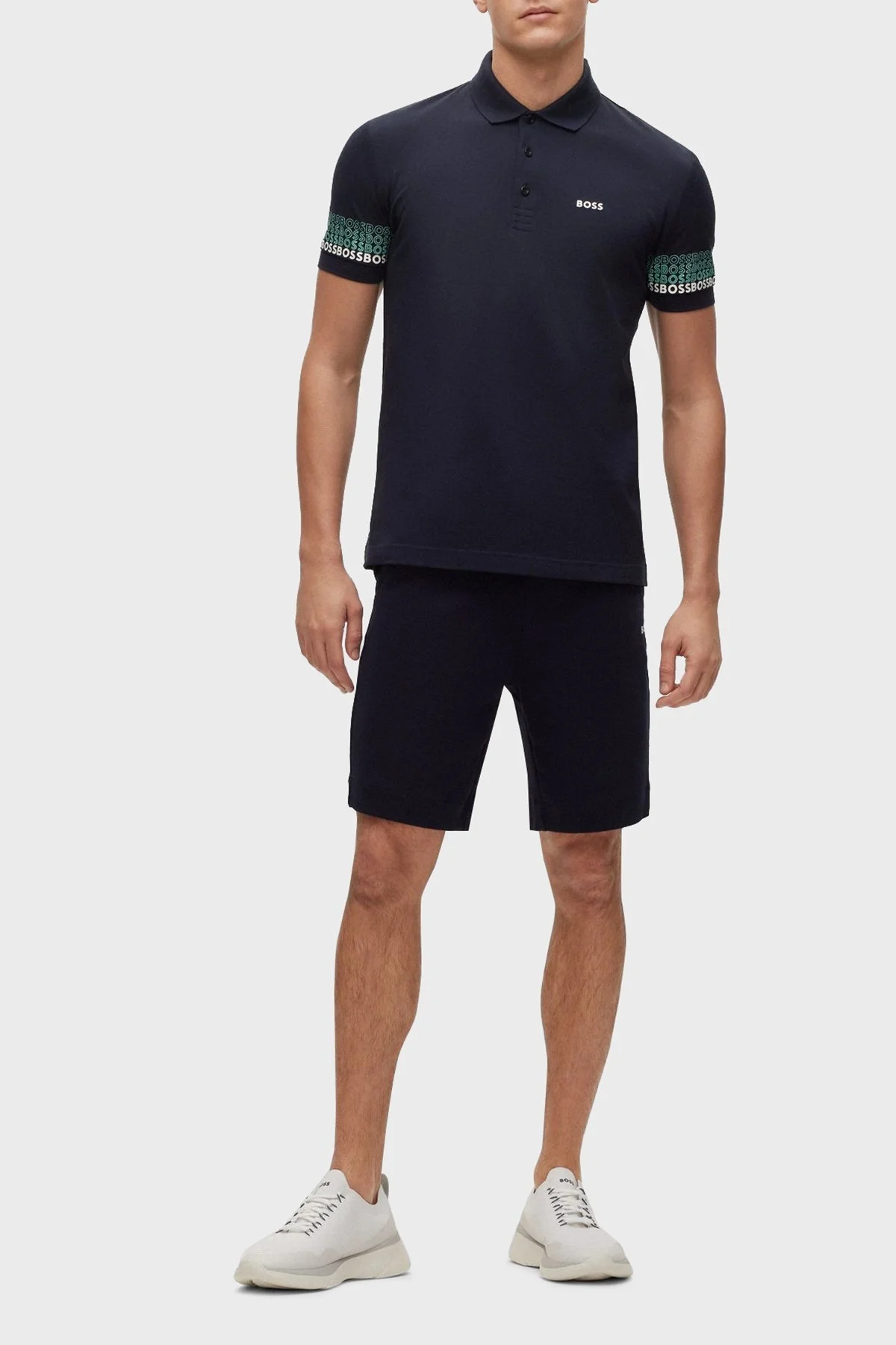 Boss Logolu % 100 Pamuk Regular Fit Erkek Polo T Shirt 50488293 402 LACİVERT - 2