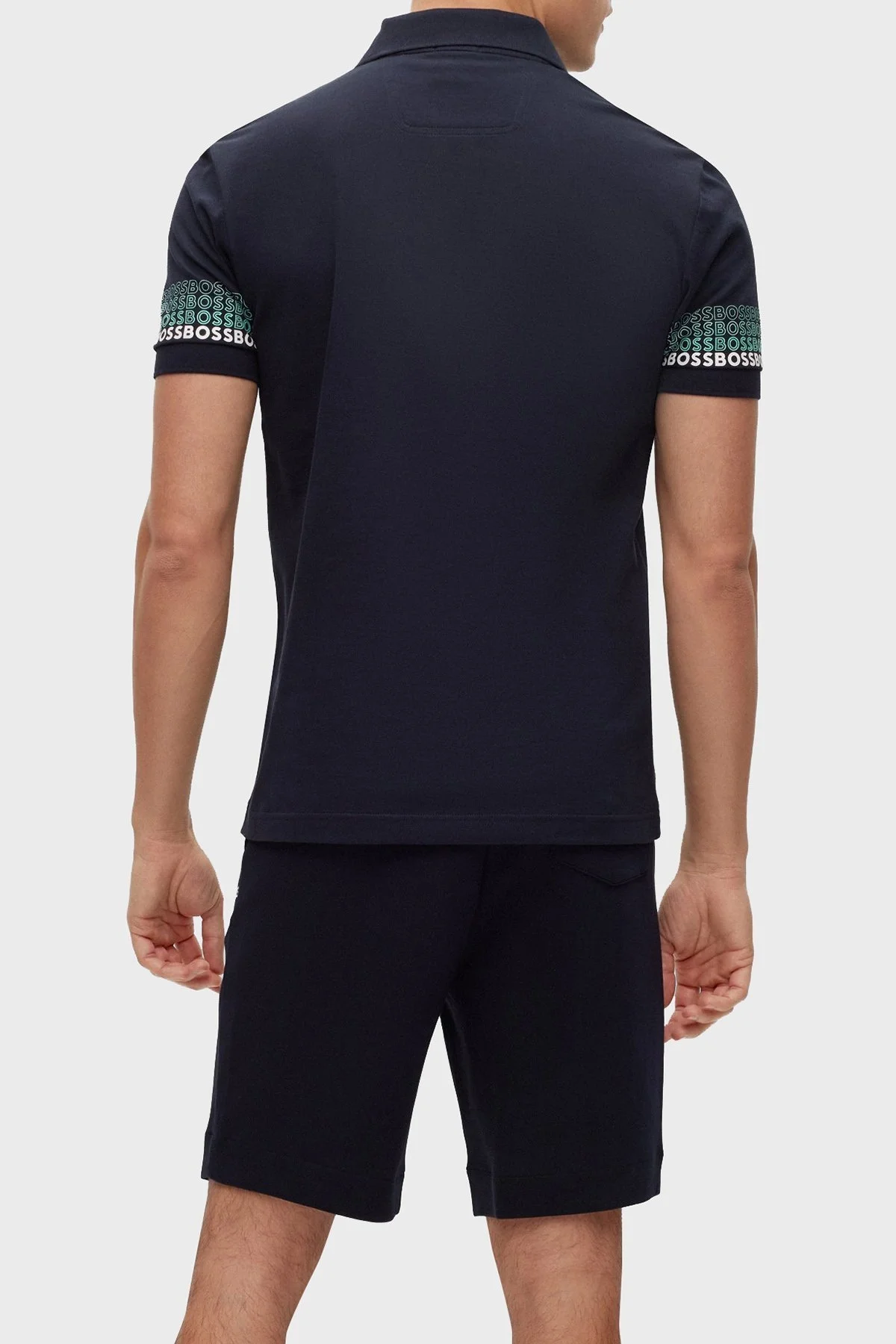 Boss Logolu % 100 Pamuk Regular Fit Erkek Polo T Shirt 50488293 402 LACİVERT - 3