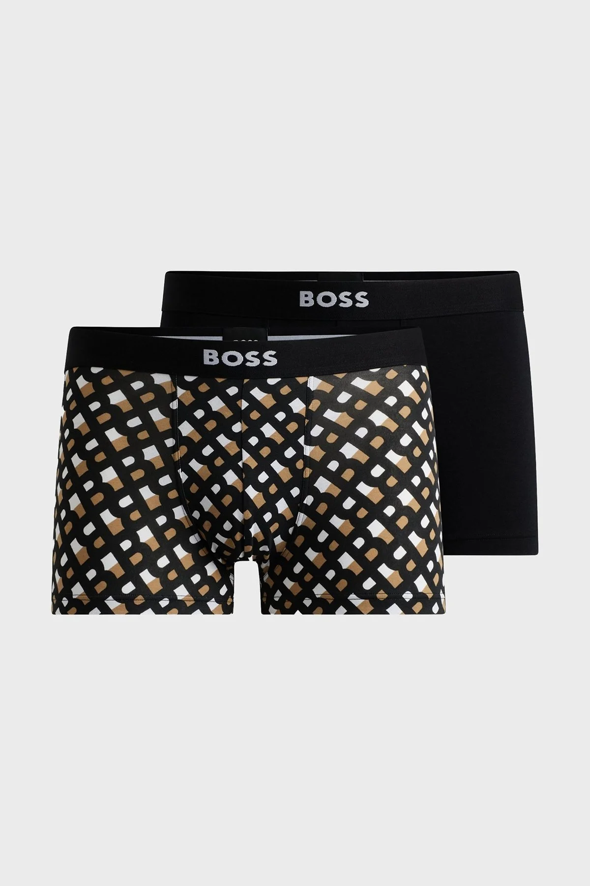 Boss Logolu 2 Pack Erkek Boxer 50517861 960 SİYAH - 1