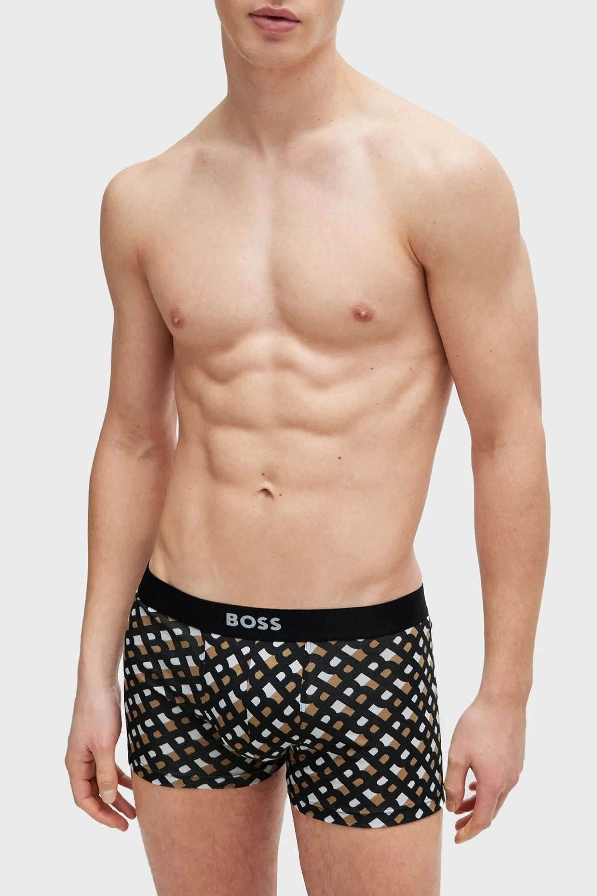 Boss Logolu 2 Pack Erkek Boxer 50517861 960 SİYAH - 2