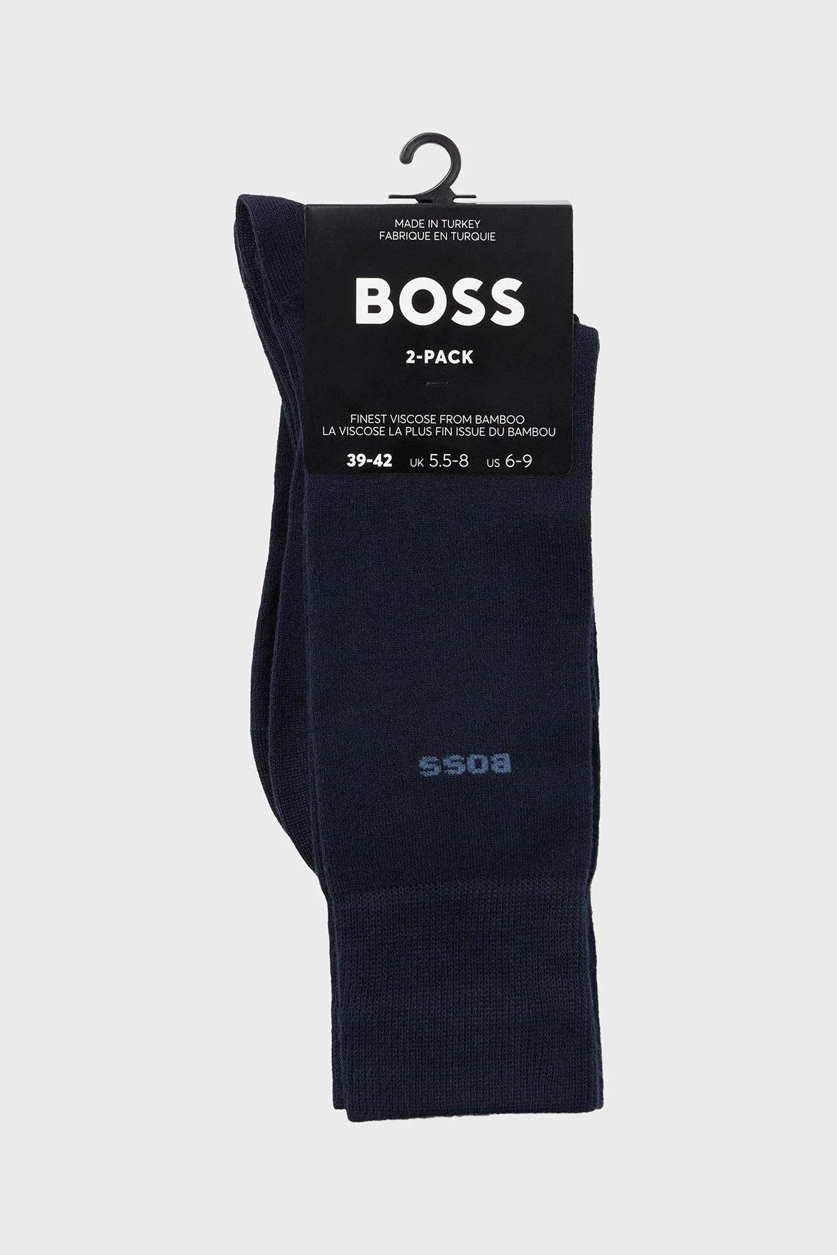 Boss Logolu 2 Pack Erkek Çorap 50491196 401 LACİVERT - 2