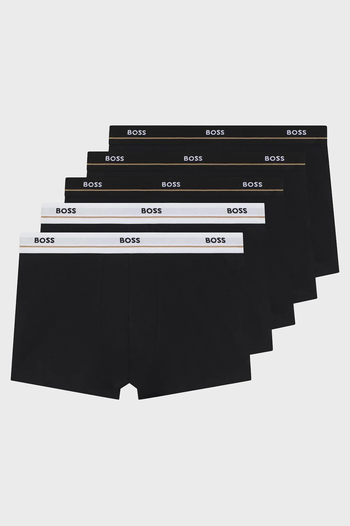 Boss Logolu 5 Pack Erkek Boxer 50475275 001 Siyah - 1