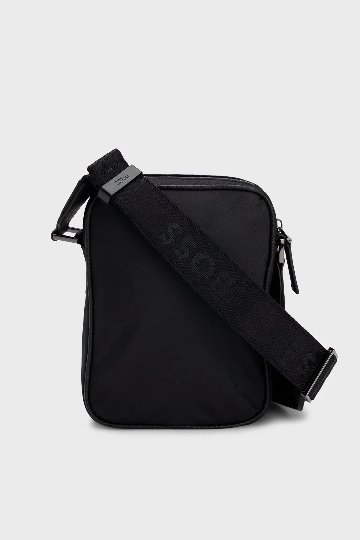Boss Logolu Ayarlanabilir Askılı Erkek Çanta 50523462 001 SİYAH - 4