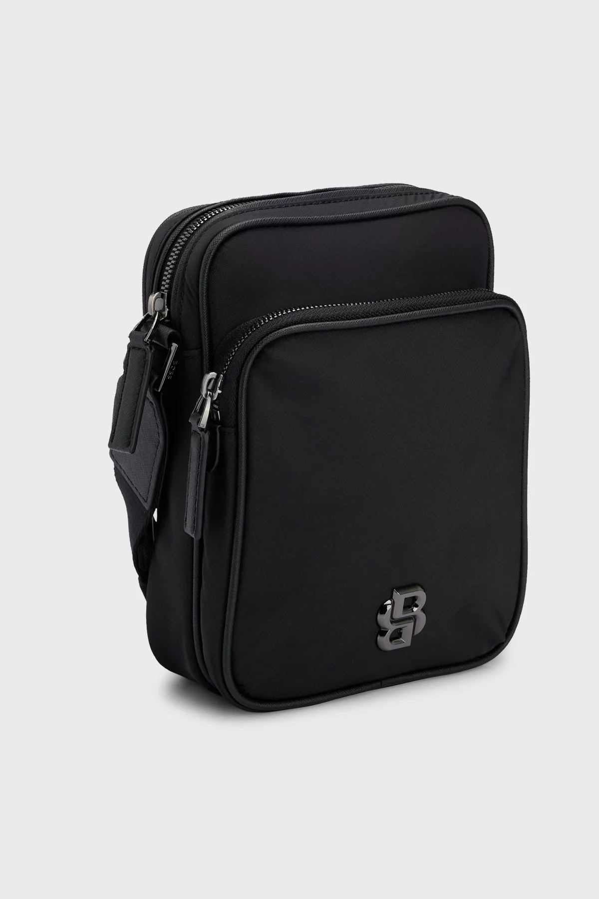 Boss Logolu Ayarlanabilir Askılı Erkek Çanta 50523462 001 SİYAH - 5