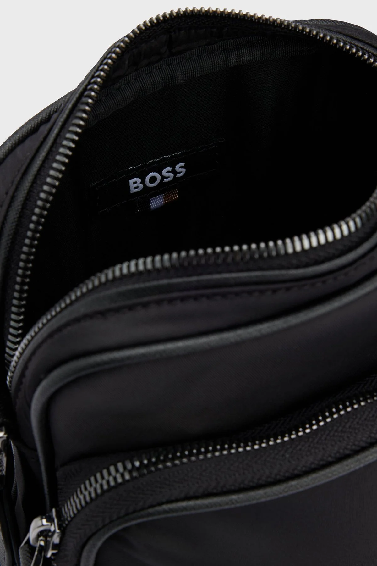 Boss Logolu Ayarlanabilir Askılı Erkek Çanta 50523462 001 SİYAH - 6