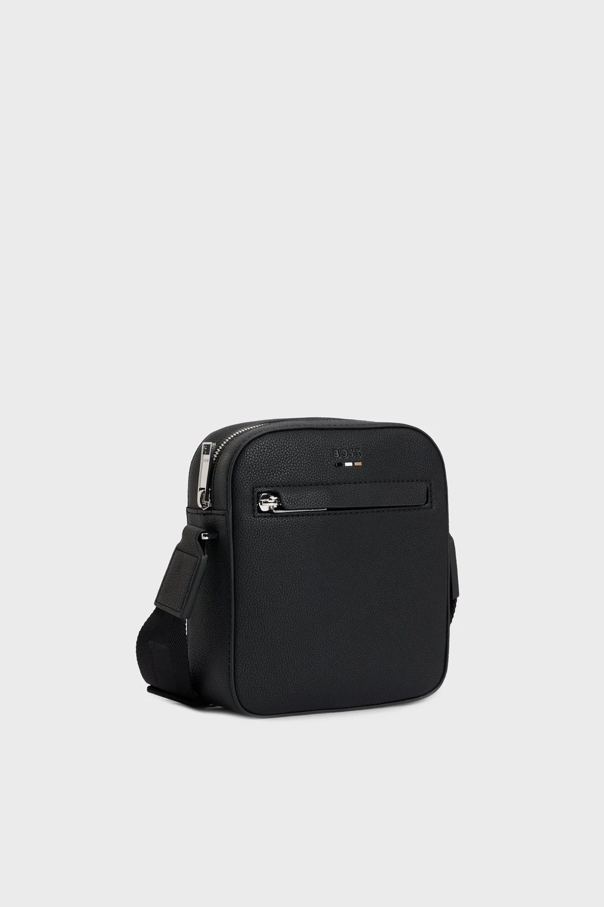Boss Logolu Ayarlanabilir Askılı Erkek Çanta 50536475 001 SİYAH - 5