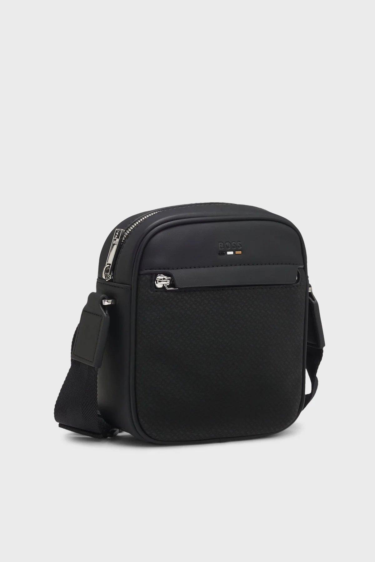 Boss Logolu Ayarlanabilir Askılı Erkek Çanta 50563096 001 SİYAH - 5