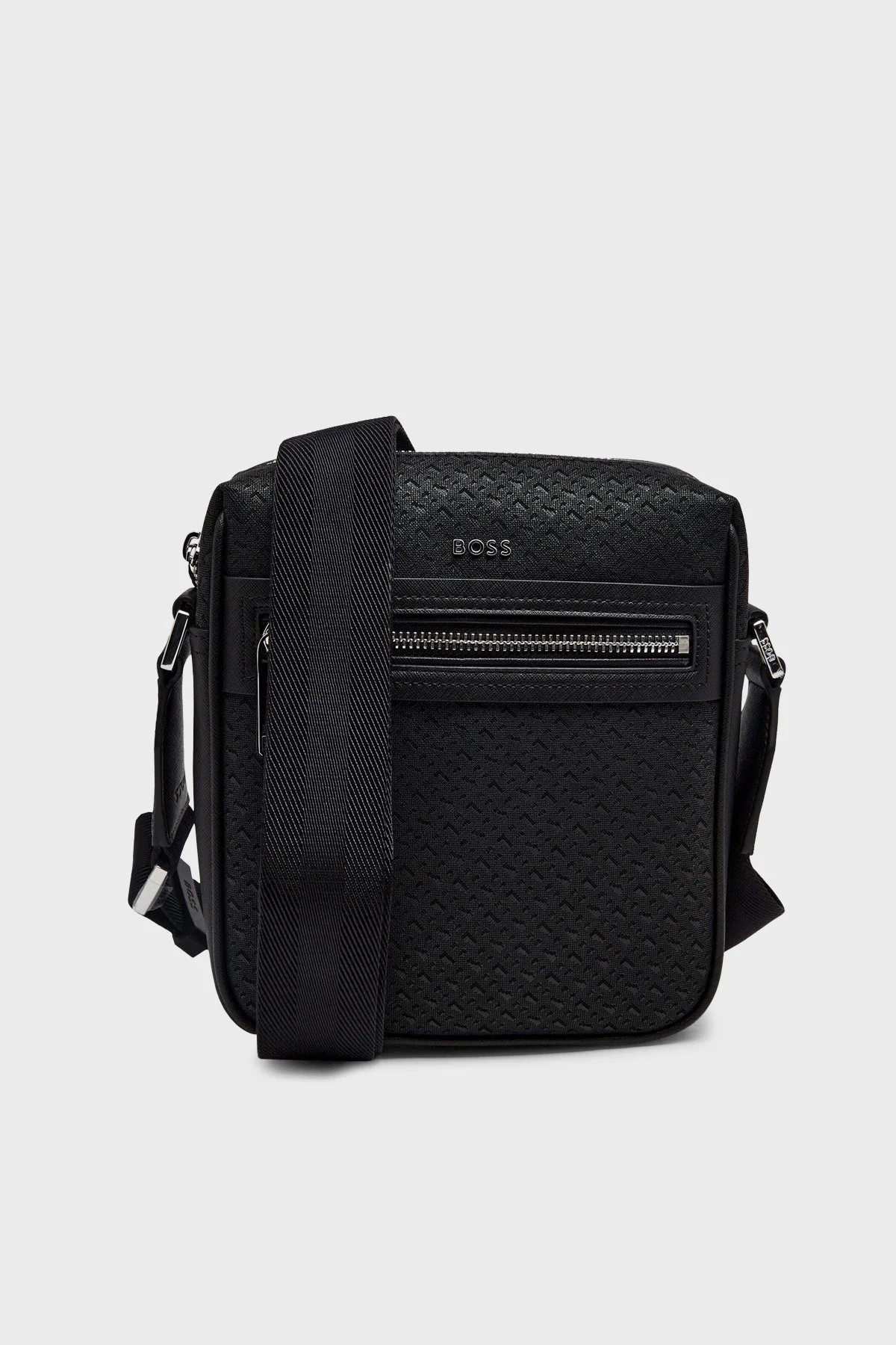 Boss Logolu Ayarlanabilir Askılı Erkek Çanta 50563718 002 SİYAH - 1