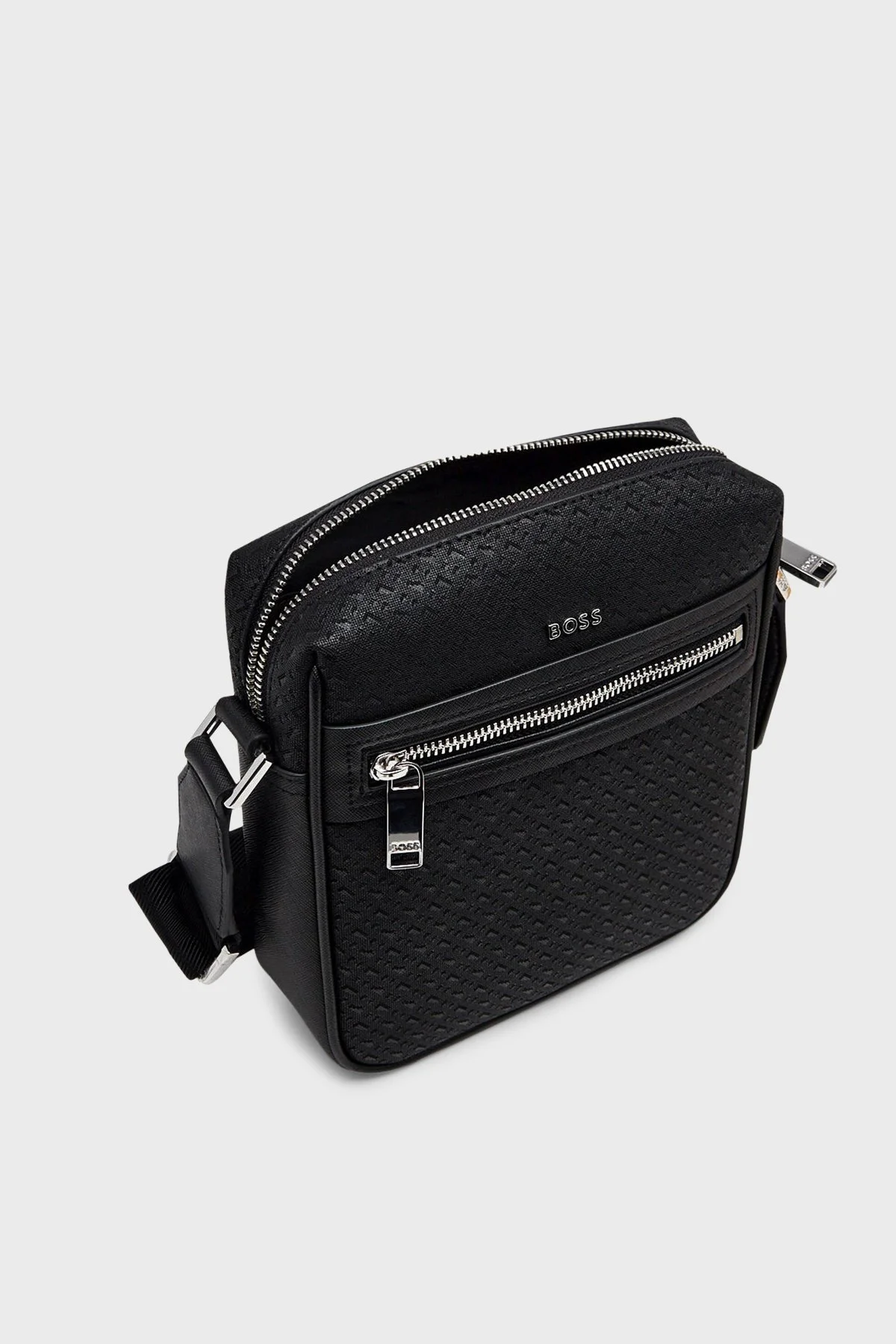 Boss Logolu Ayarlanabilir Askılı Erkek Çanta 50563718 002 SİYAH - 6