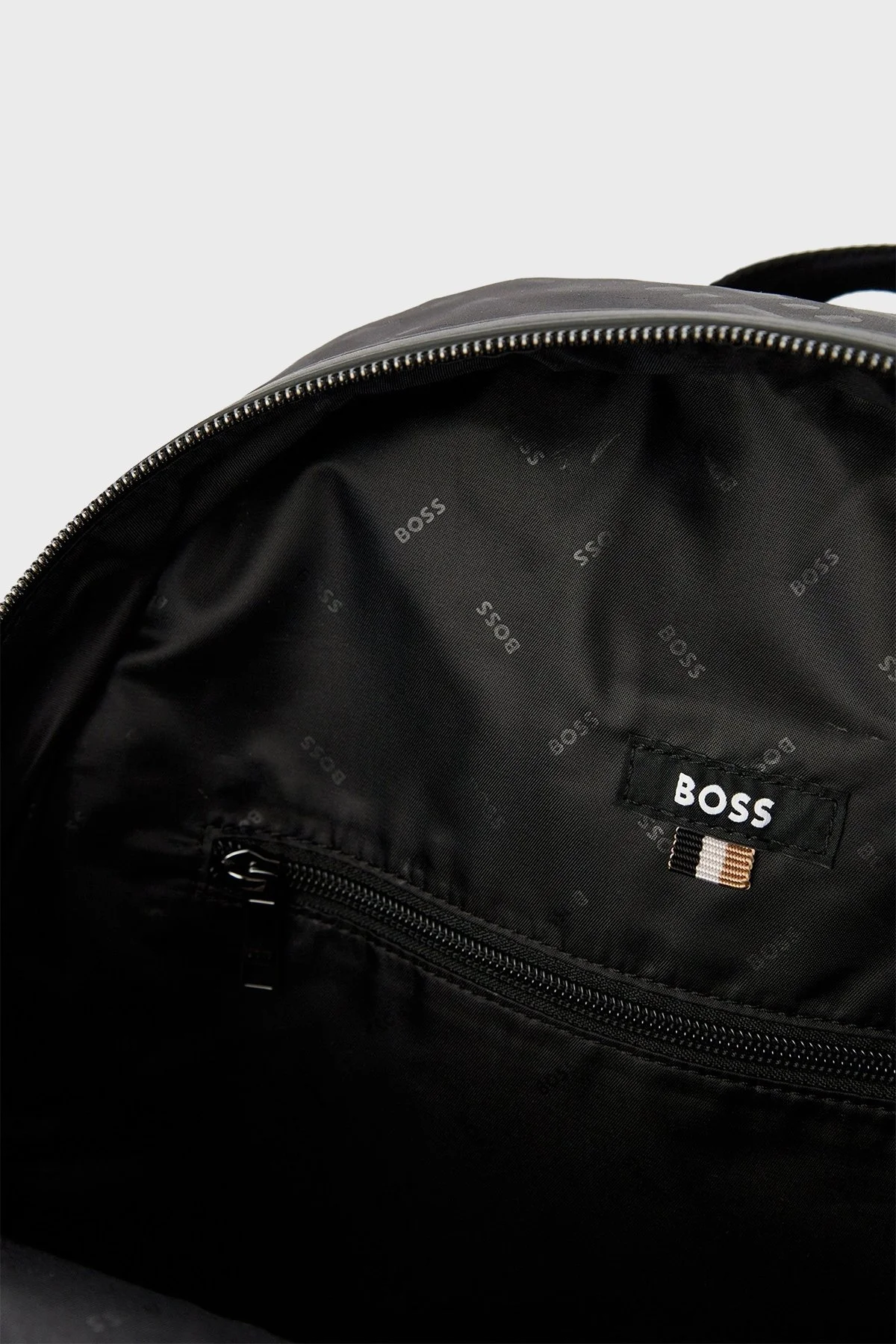 Boss Logolu Ayarlanabilir Askılı Erkek Sırt Çantası 50523216 001 SİYAH - 3