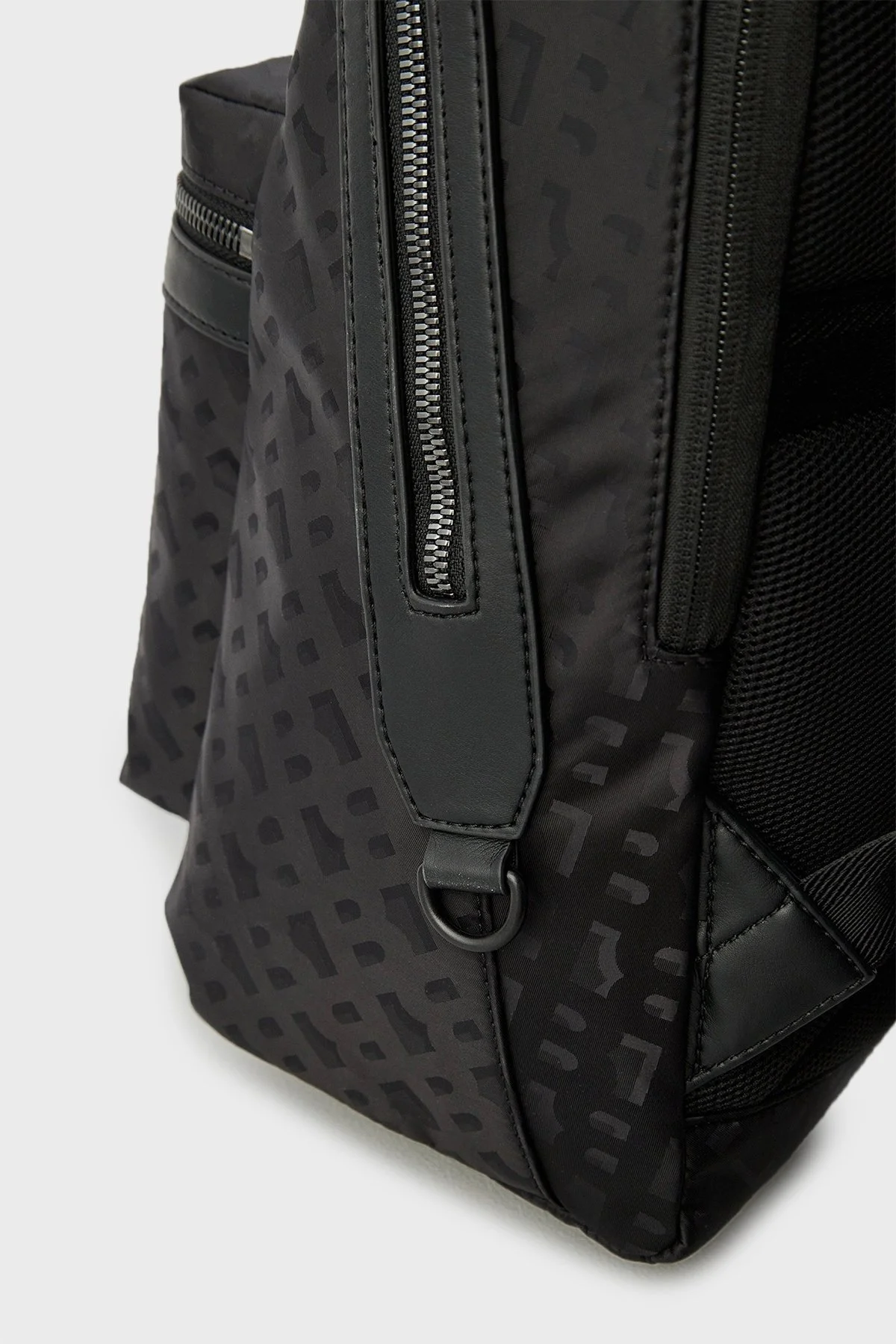 Boss Logolu Ayarlanabilir Askılı Erkek Sırt Çantası 50523216 001 SİYAH - 5