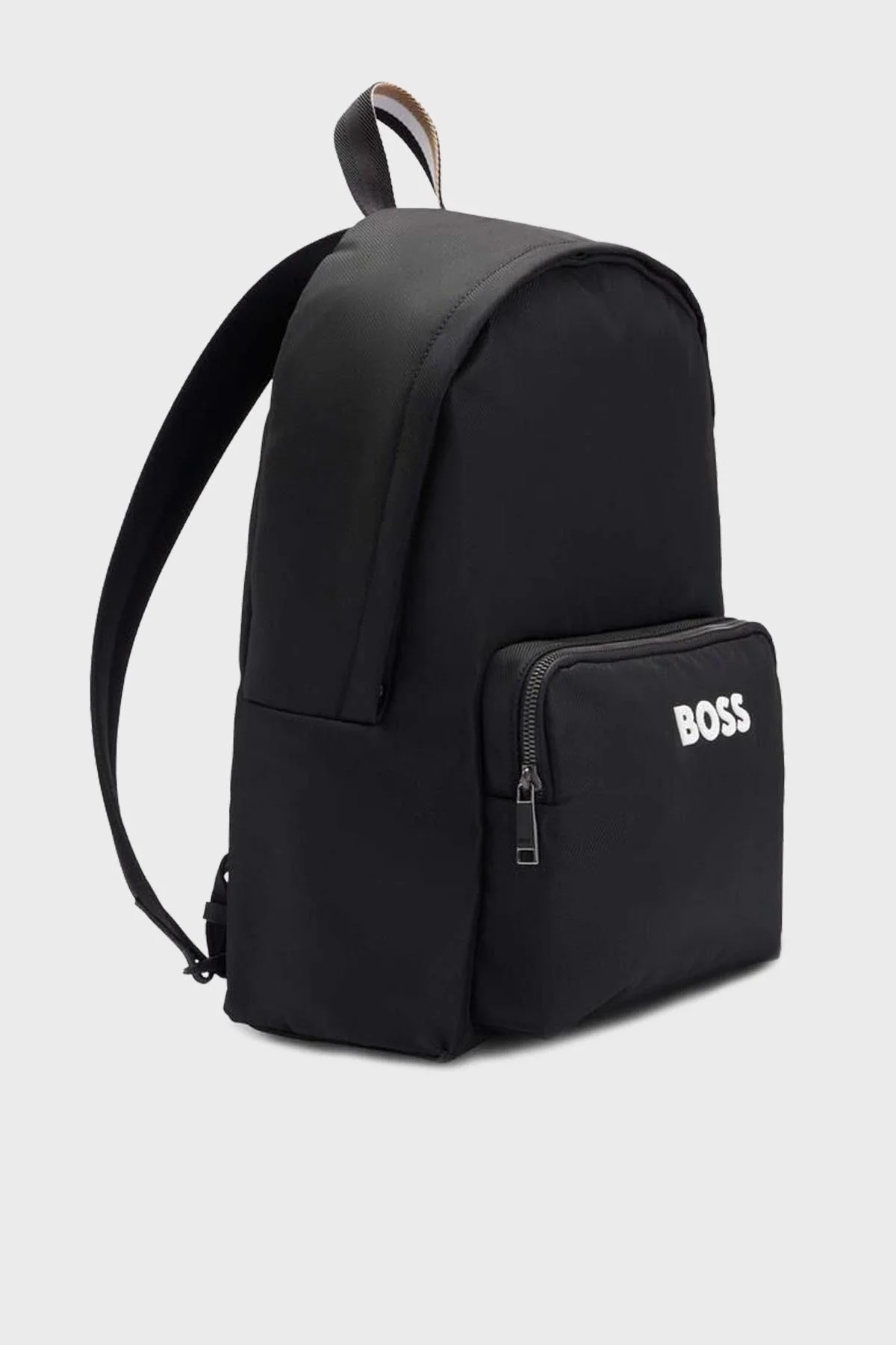 Boss Logolu Ayarlanabilir Çift Omuz Askılı Erkek Sırt Çantası 50511918 001 SİYAH - 7