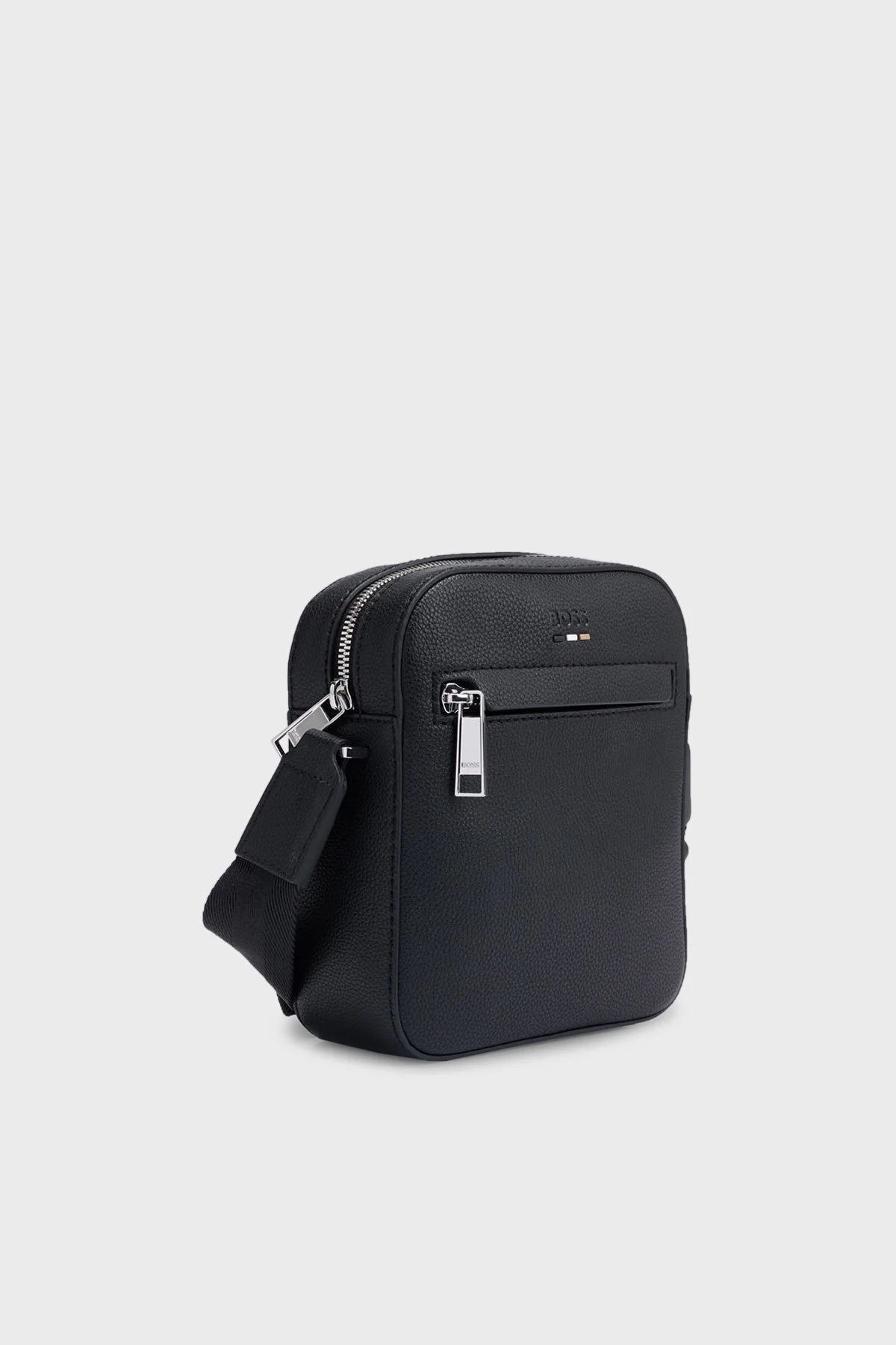 Boss Logolu Ayarlanabilir Omuz Askılı Erkek Çanta 50490856 001 SİYAH - 5