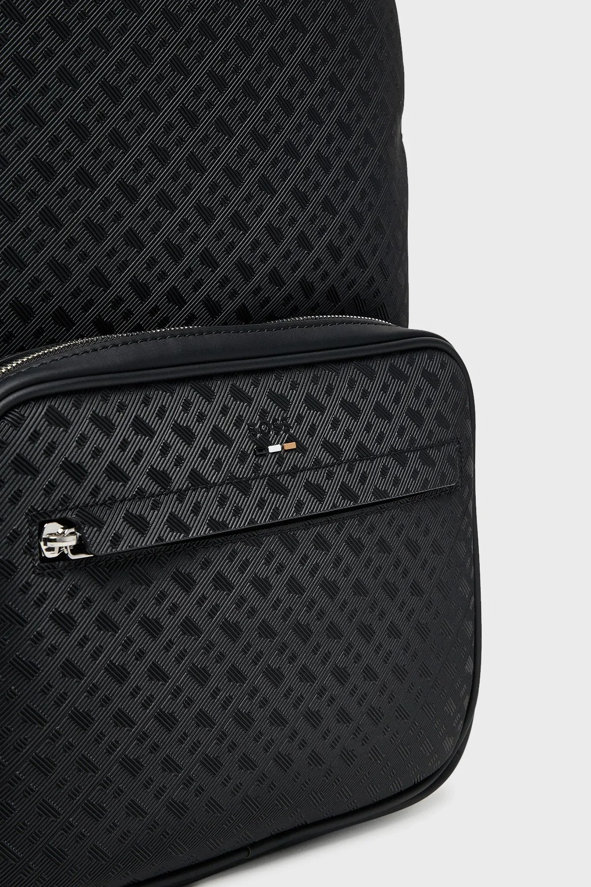 Boss Logolu Ayarlanabilir Omuz Askılı Erkek Sırt Çantası 50548062 001 SİYAH - 4