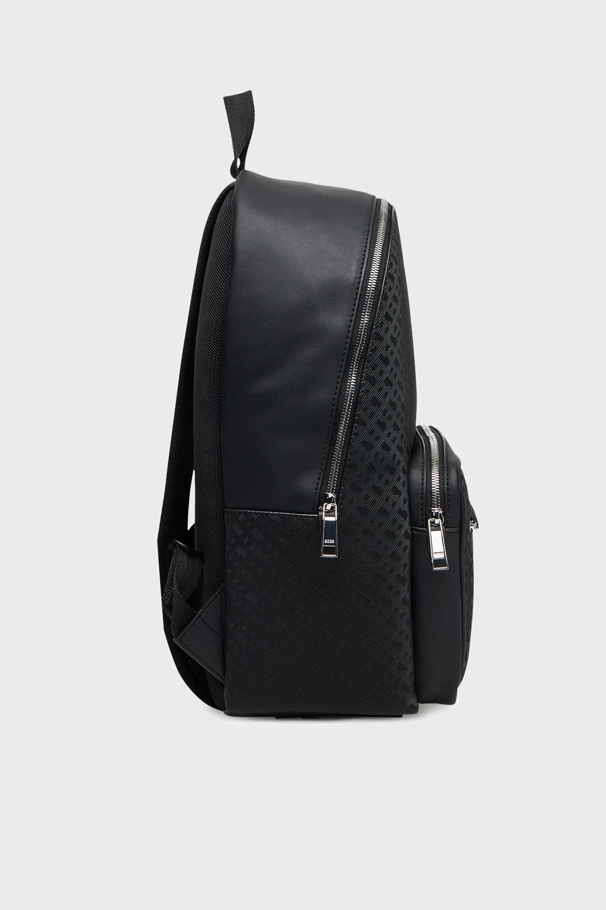 Boss Logolu Ayarlanabilir Omuz Askılı Erkek Sırt Çantası 50548062 001 SİYAH - 5