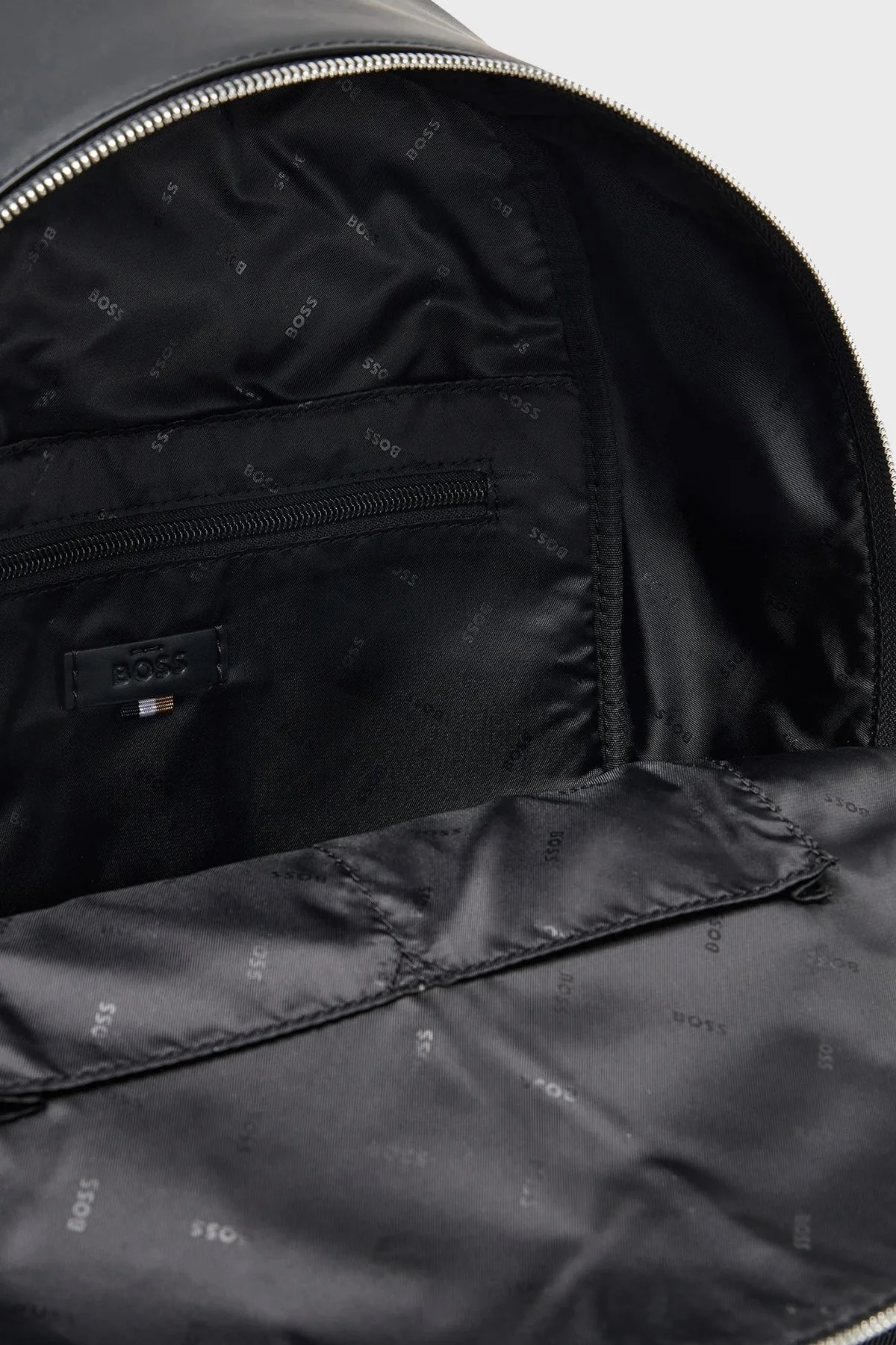Boss Logolu Ayarlanabilir Omuz Askılı Erkek Sırt Çantası 50548062 001 SİYAH - 6
