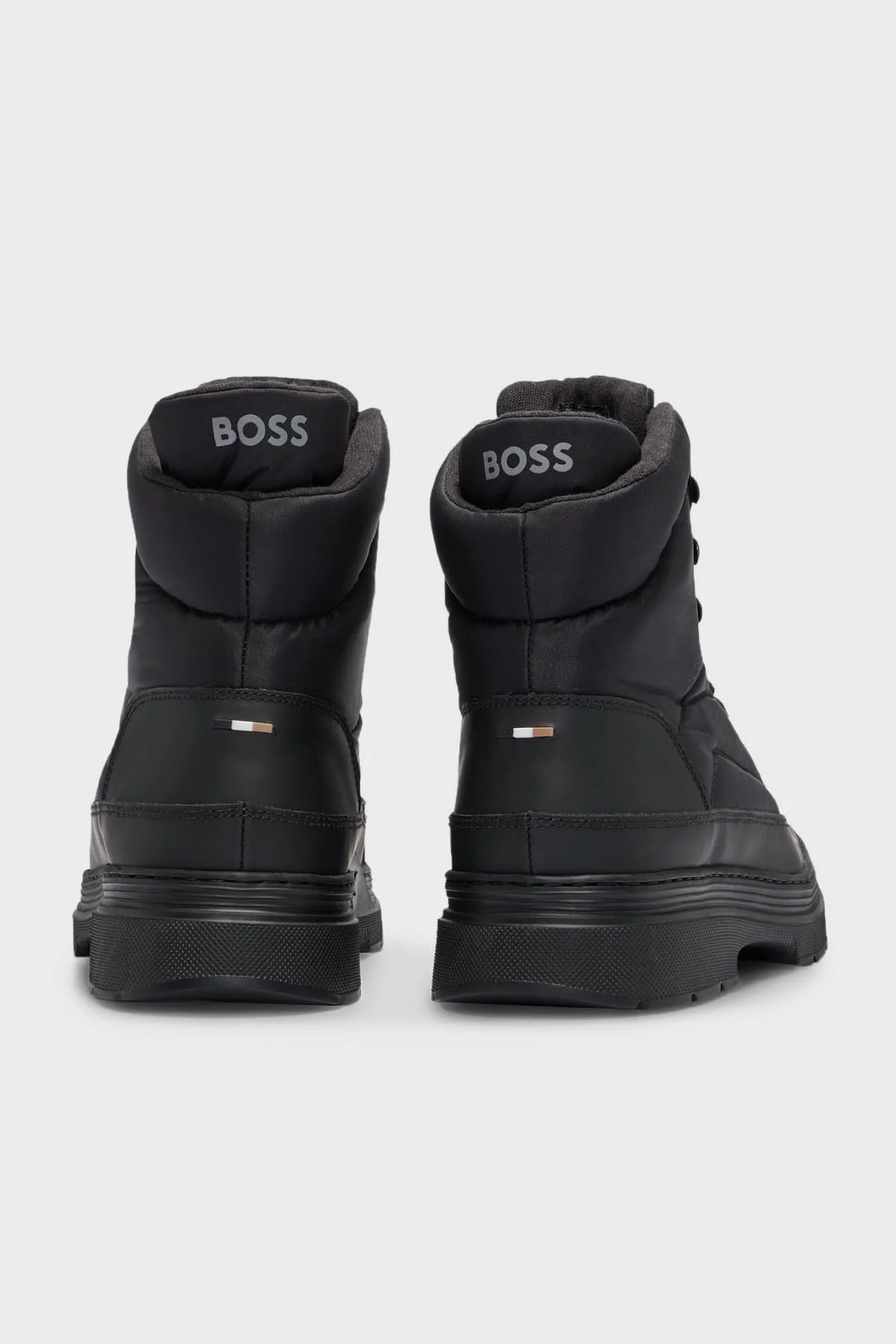 Boss Logolu Bağcıklı Erkek Bot 50503296 001 SİYAH - 4