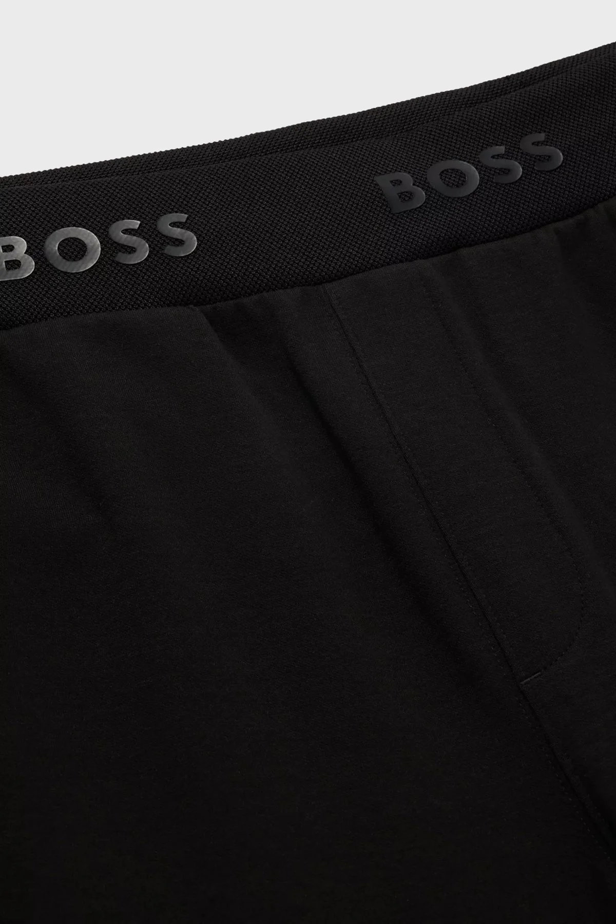 Boss Logolu Bel Bantlı Pamuklu Erkek Pantolon 50481251 001 SİYAH - 5