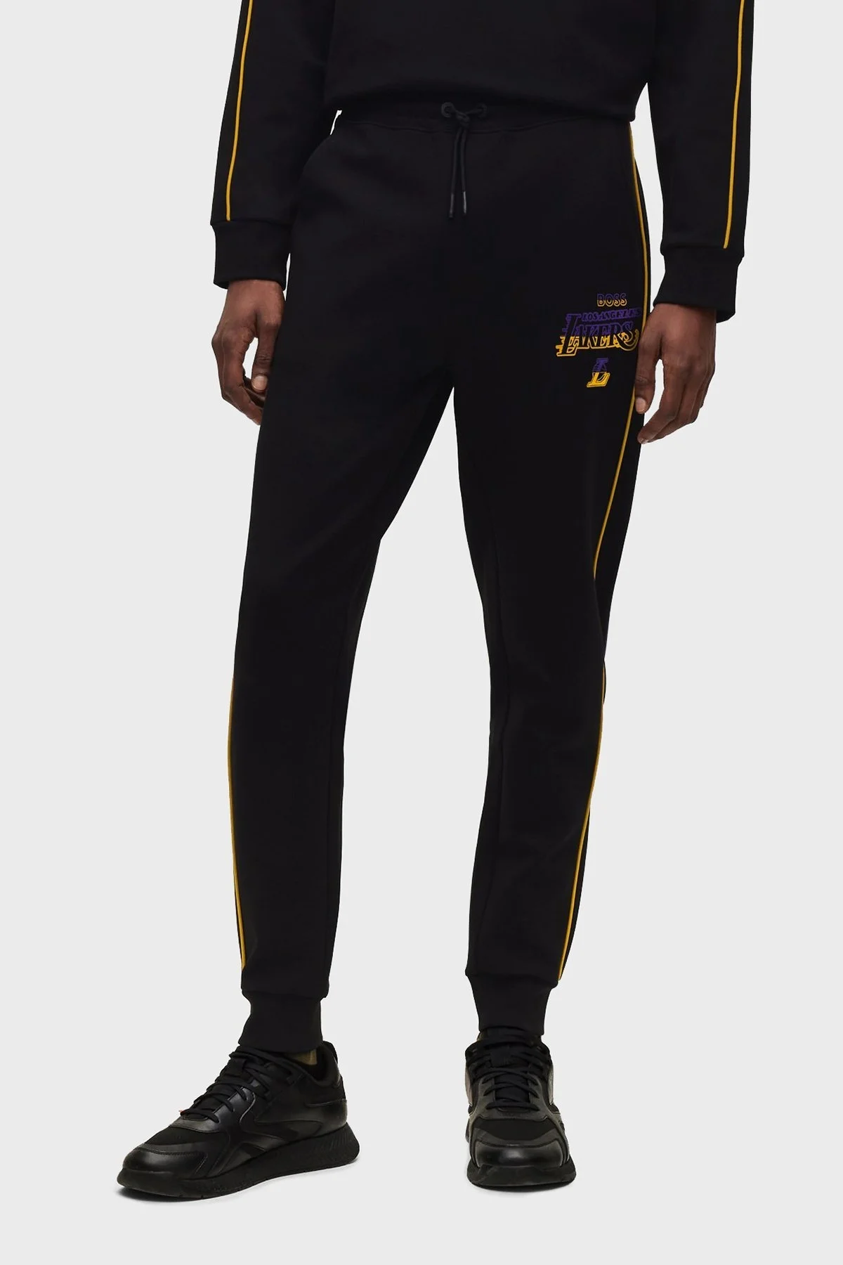 Boss Logolu Belden Bağlamalı Cepli Regular Fit Erkek Pantolon 50477409 002 SİYAH - 2