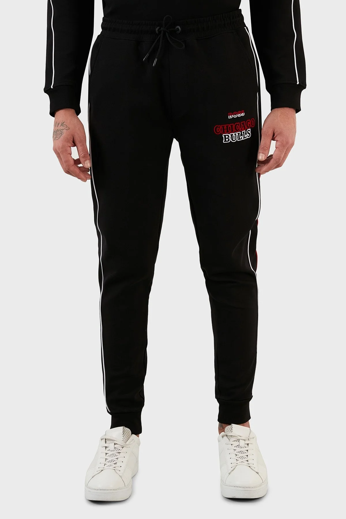 Boss Logolu Belden Bağlamalı Cepli Regular Fit Erkek Pantolon 50477409 003 SİYAH - 2