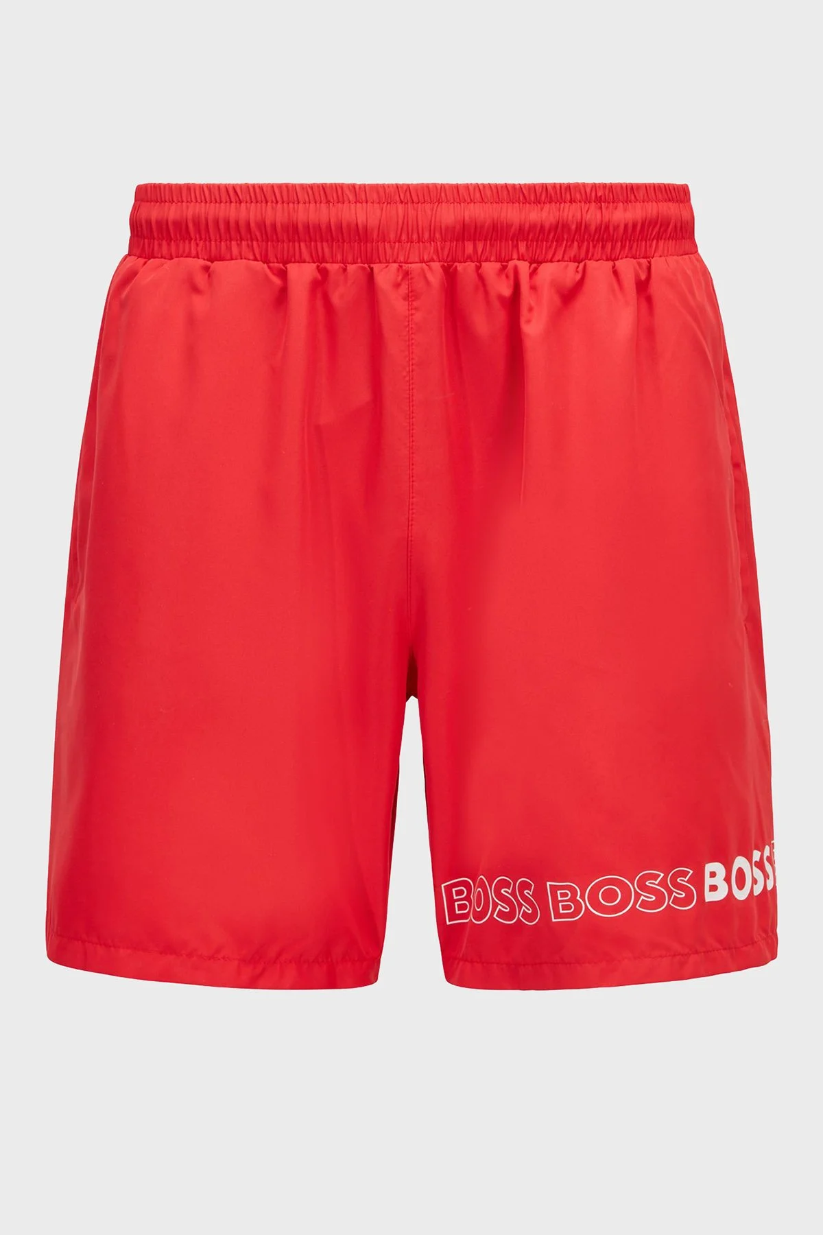 Boss Logolu Deniz Şortu Cepli 50469300 629 Erkek Mayo Short 50469300 629 KIRMIZI - 4