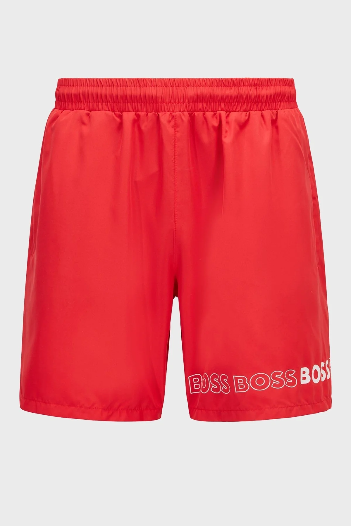 Boss Logolu Deniz Şortu Cepli 50469300 629 Erkek Mayo Short 5046930 062 KIRMIZI - 4