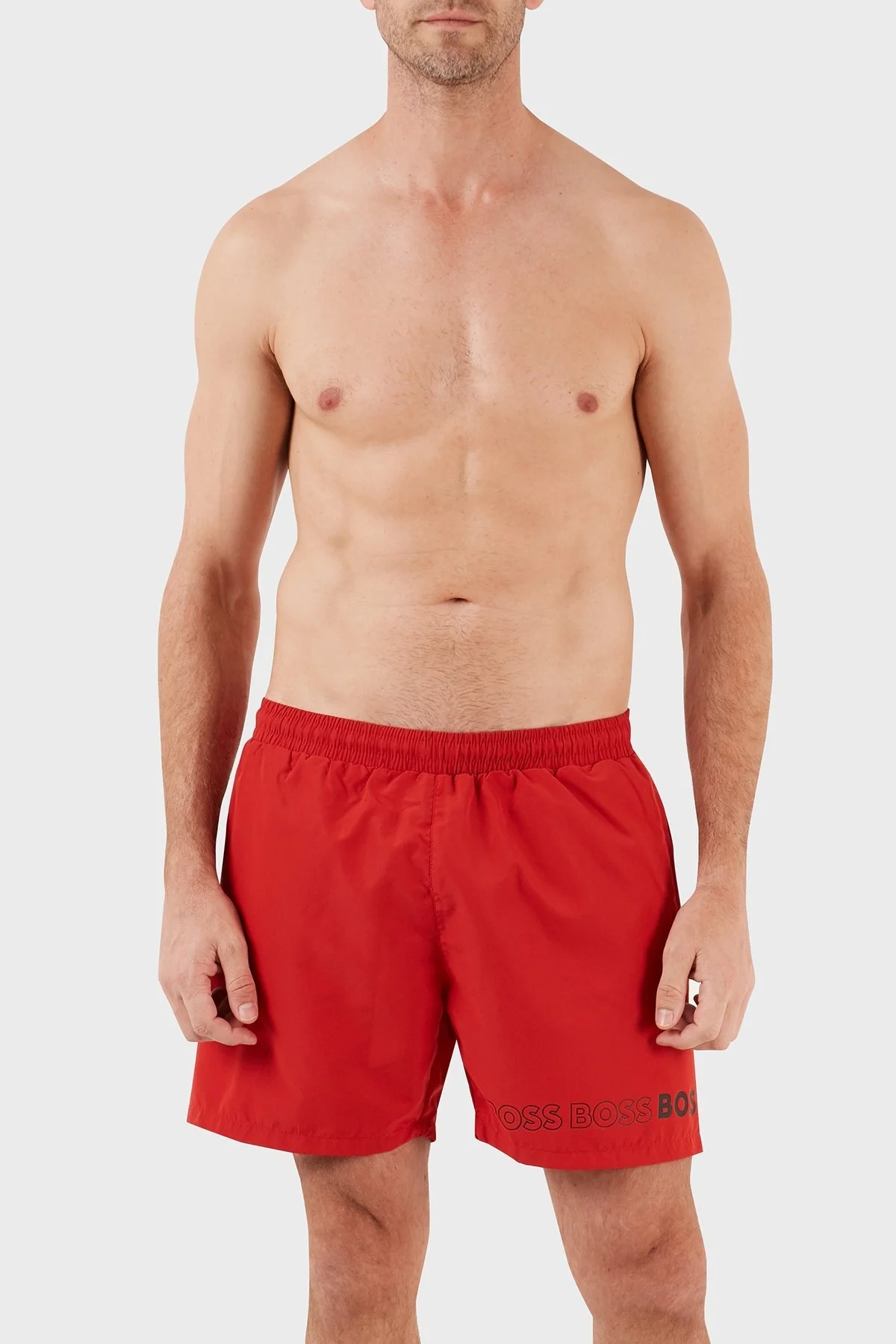 Boss Logolu Deniz Şortu Cepli Erkek Mayo Short 50469300 624 MAVİ - 1