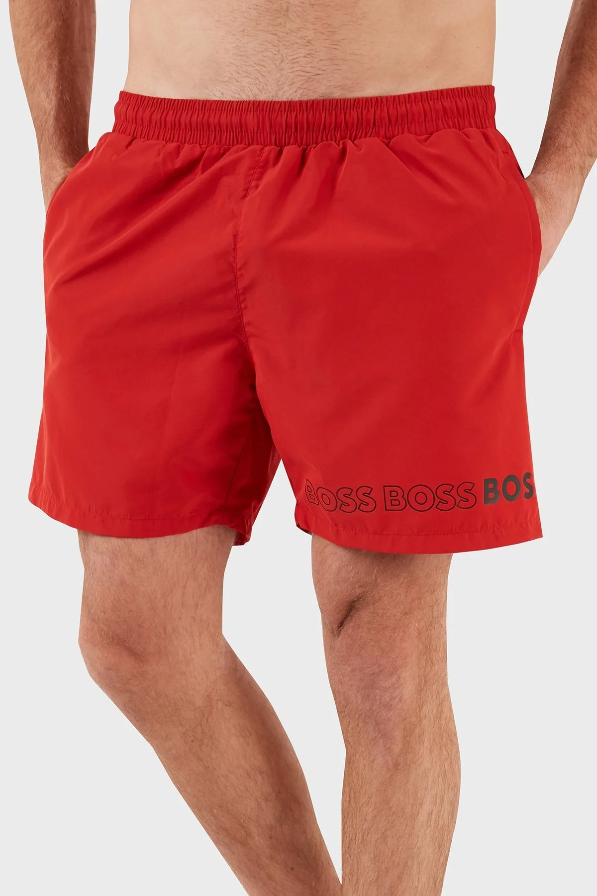 Boss Logolu Deniz Şortu Cepli Erkek Mayo Short 50469300 624 MAVİ - 2