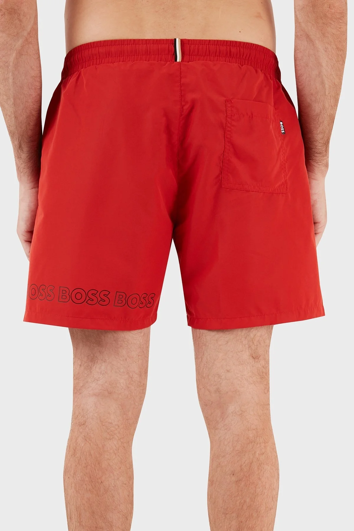 Boss Logolu Deniz Şortu Cepli Erkek Mayo Short 50469300 624 MAVİ - 5