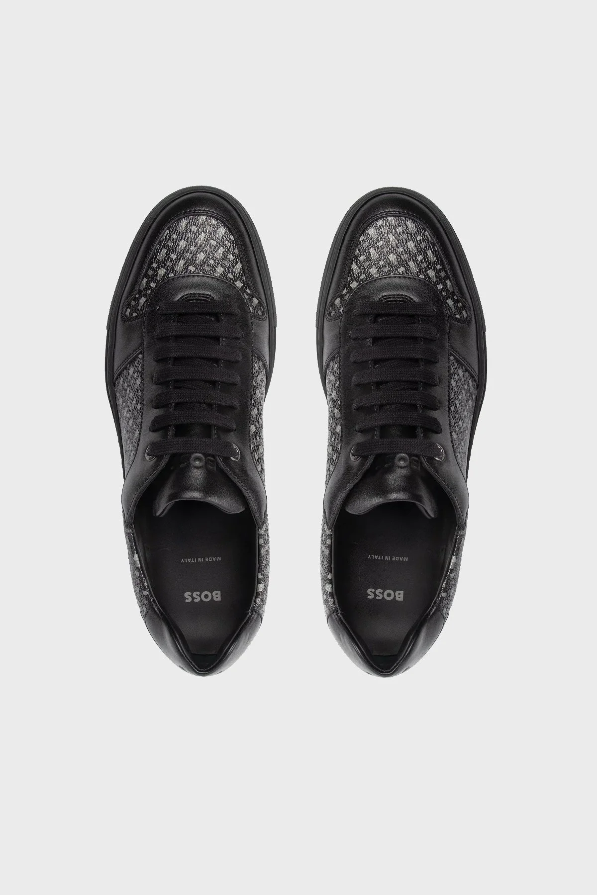 Boss Logolu Deri Erkek Ayakkabı 50473343 001 SİYAH - 6