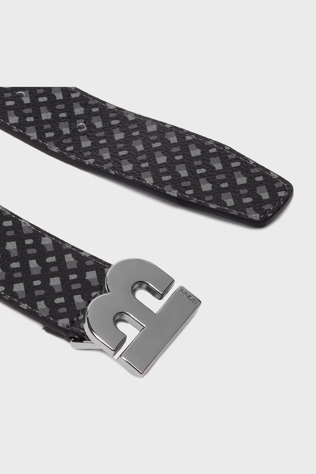 Boss Logolu Deri Erkek Kemer 50475277 001 SİYAH - 2