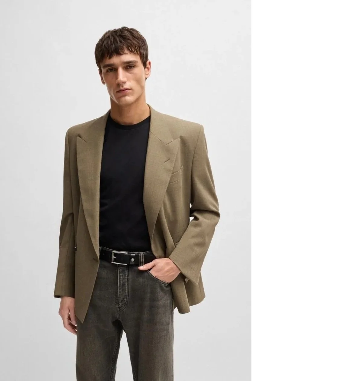 Boss Logolu Deri Erkek Kemer 50522778 001 SİYAH - 2