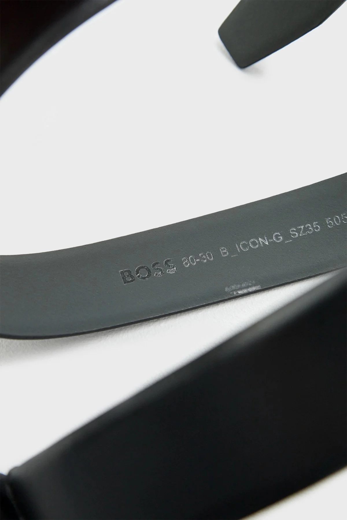 Boss Logolu Deri Erkek Kemer 50522814 001 SİYAH - 3