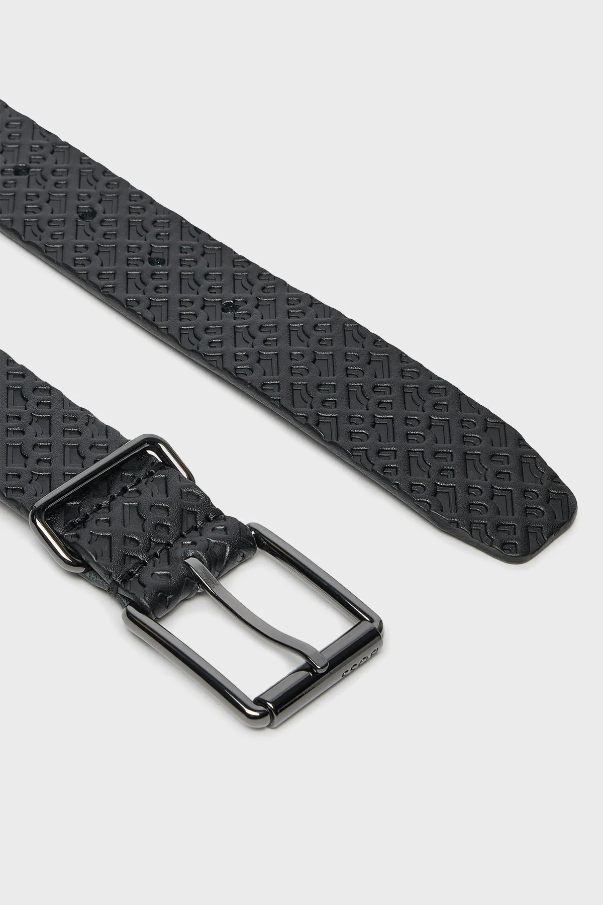 Boss Logolu Deri Erkek Kemer 50522845 001 SİYAH - 2