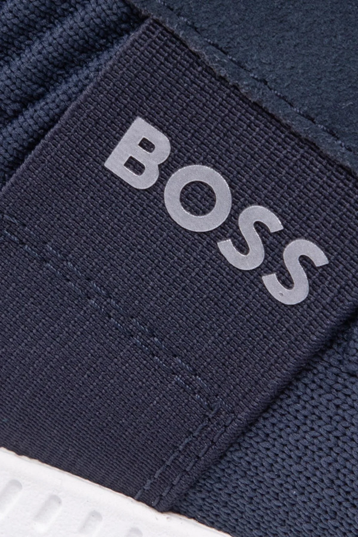 Boss Logolu Deri Sneaker Ayakkabı Erkek Ayakkabı 50470596 401 LACİVERT - 4