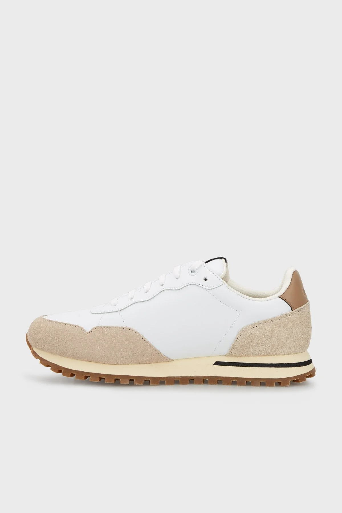 Boss Logolu Deri Sneaker Erkek Ayakkabı 50485712 122 BEYAZ-BEJ - 2